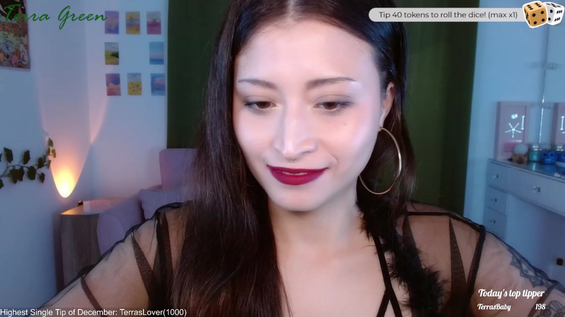 Gallery image thumbnail from TerraGreen's myfreecams stream on, 12/04/2023, 18:58 image 4 of 20
