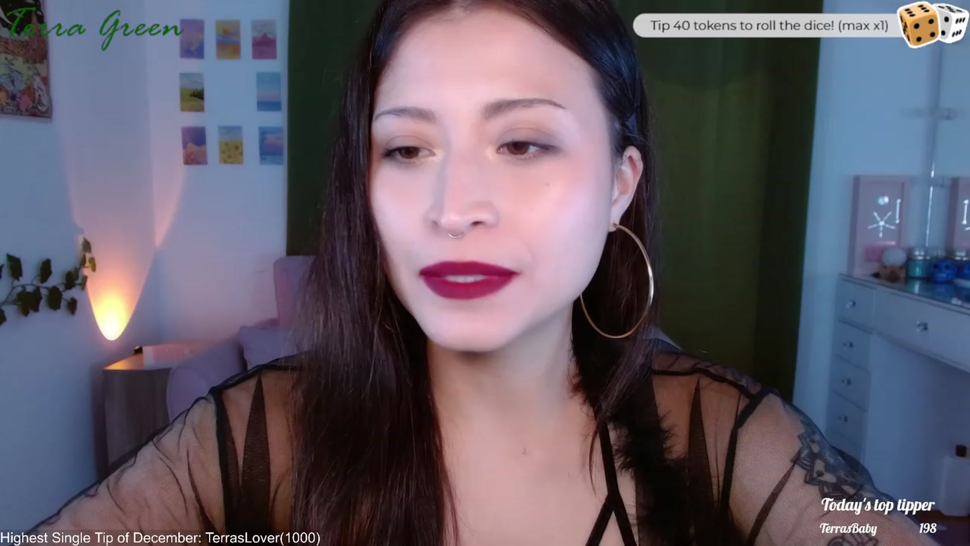 Gallery image thumbnail from TerraGreen's myfreecams stream on, 12/04/2023, 18:58 image 7 of 20