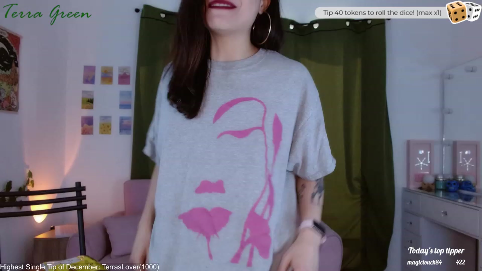 Gallery image thumbnail from TerraGreen's myfreecams stream on, 12/04/2023, 20:47 image 8 of 20