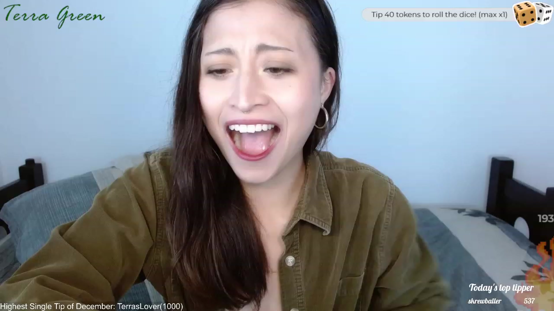Gallery image thumbnail from TerraGreen's myfreecams stream on, 12/06/2023, 20:27 image 1 of 20