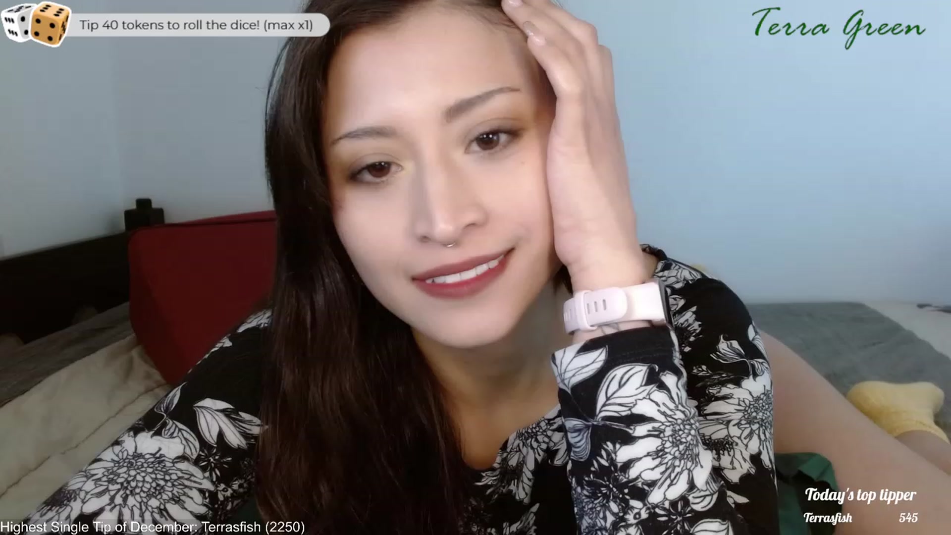 Gallery image thumbnail from TerraGreen's myfreecams stream on, 12/12/2023, 19:34 image 10 of 20