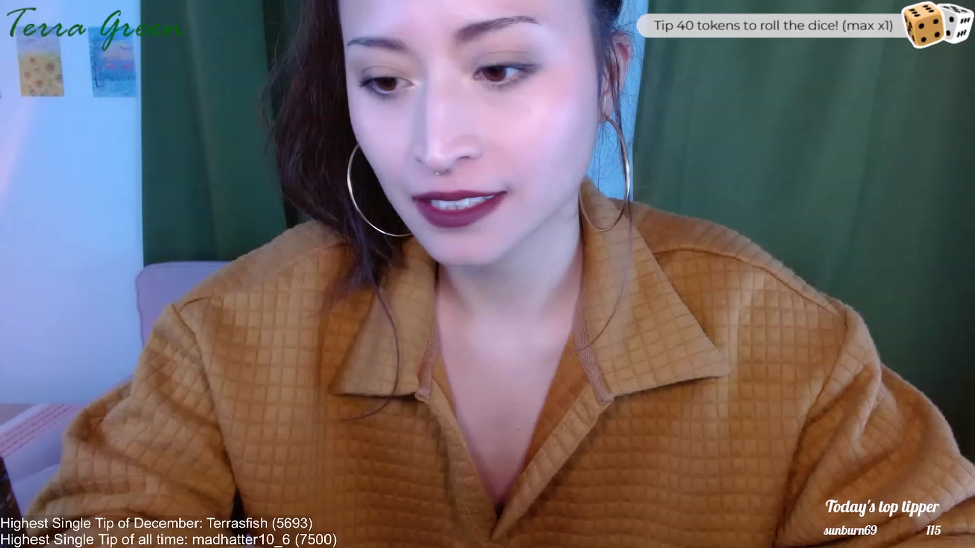 Gallery image thumbnail from TerraGreen's myfreecams stream on, 12/20/2023, 19:58 image 1 of 20