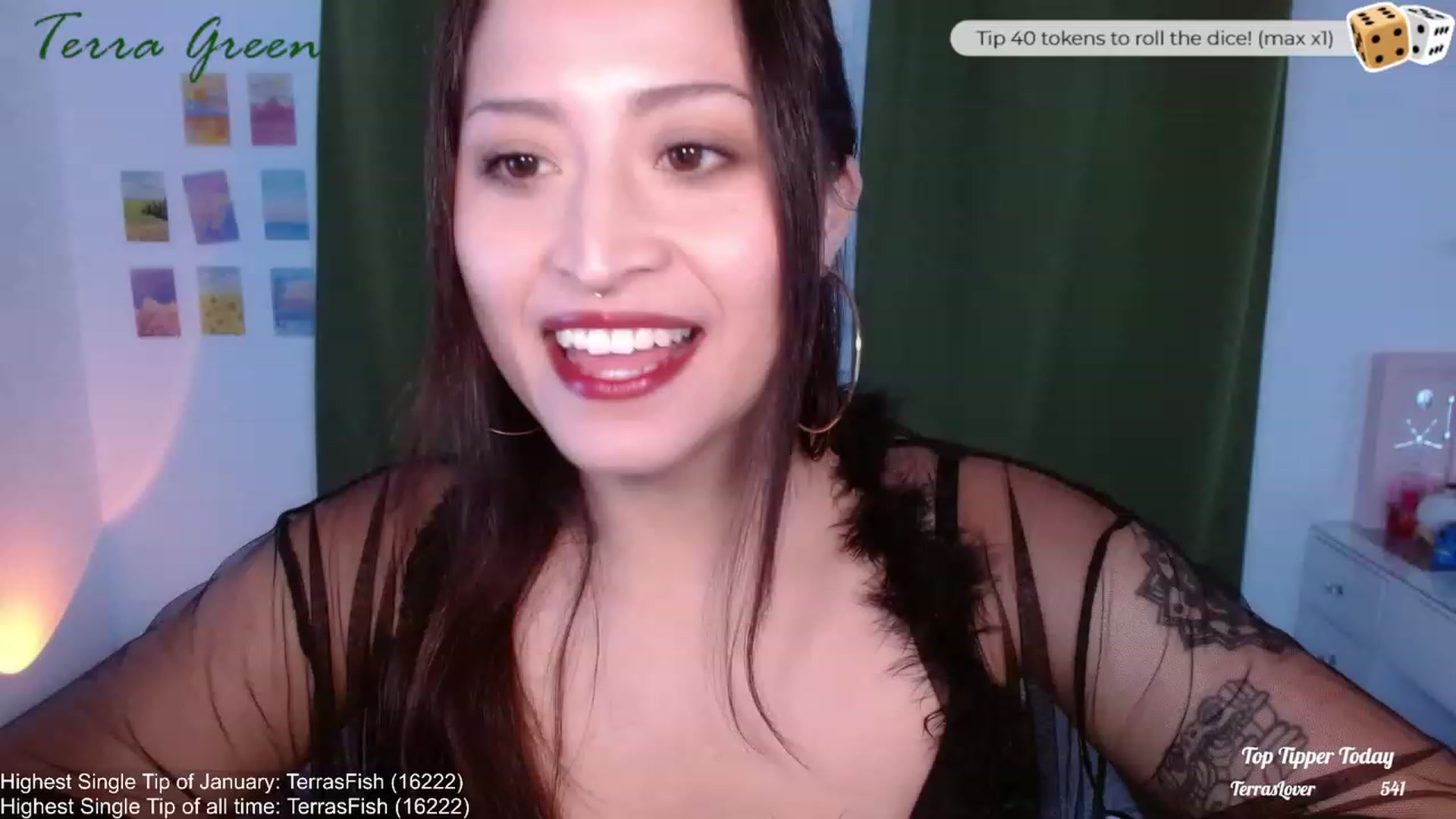Gallery image thumbnail from TerraGreen's myfreecams stream on, 01/07/2024, 19:57 image 3 of 20