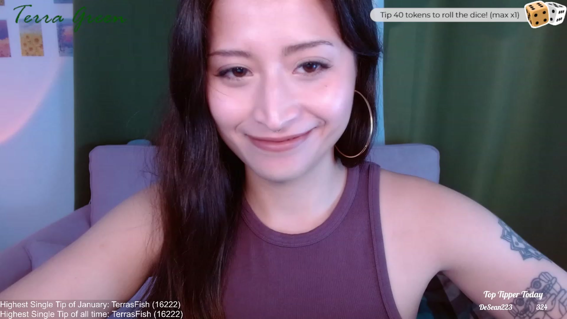 Gallery image thumbnail from TerraGreen's myfreecams stream on, 01/16/2024, 17:52 image 19 of 20