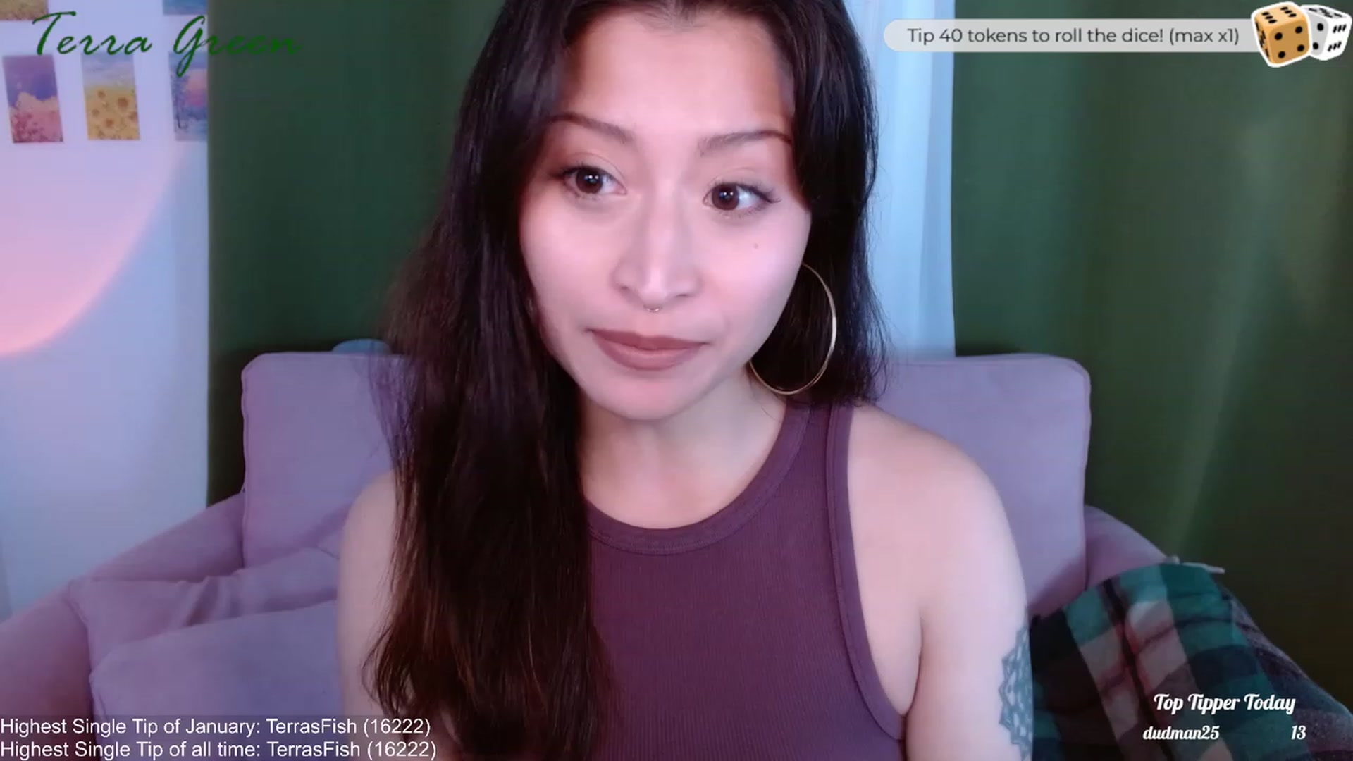 Gallery image thumbnail from TerraGreen's myfreecams stream on, 01/16/2024, 17:52 image 2 of 20