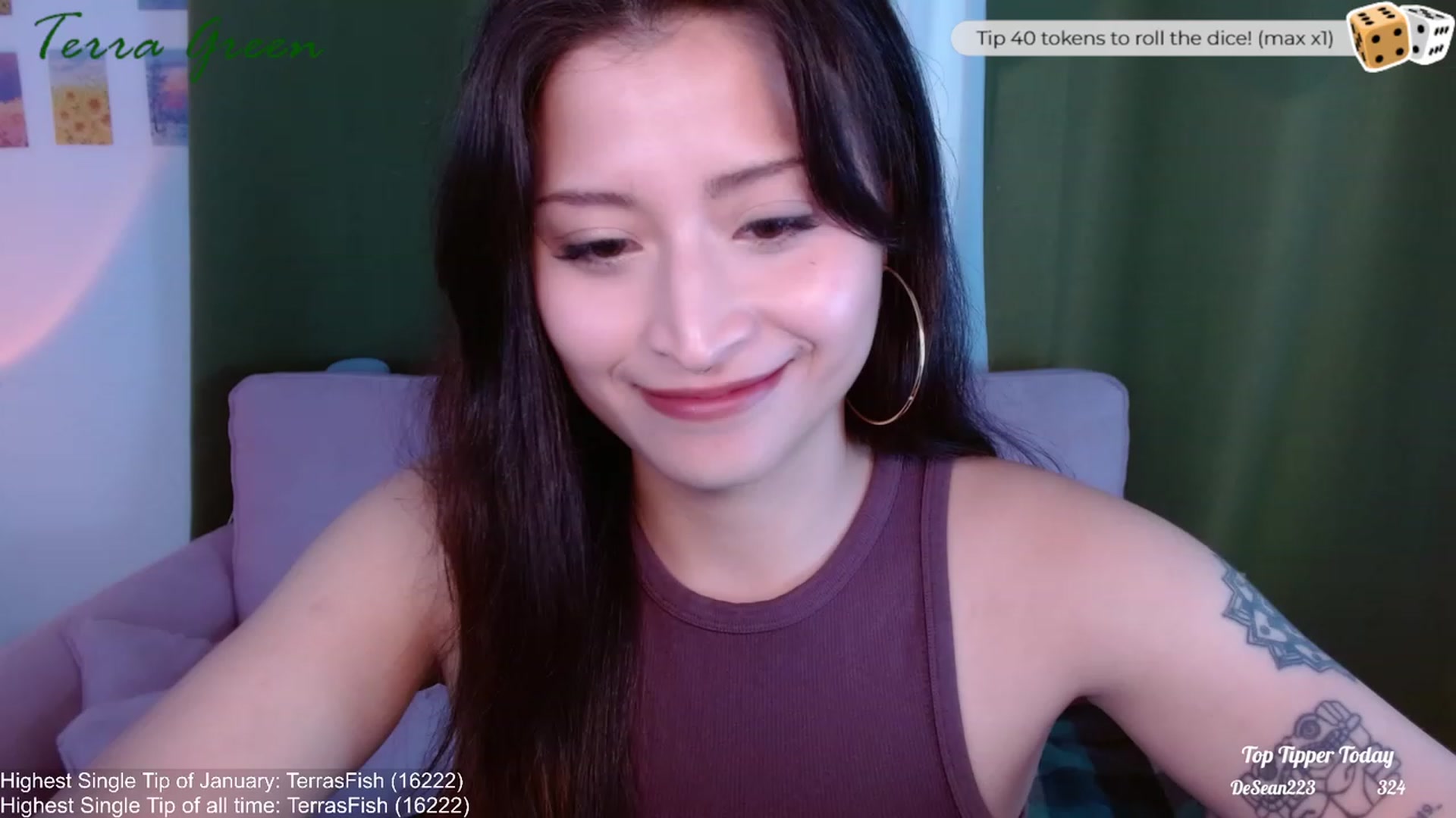 Gallery image thumbnail from TerraGreen's myfreecams stream on, 01/16/2024, 17:52 image 20 of 20