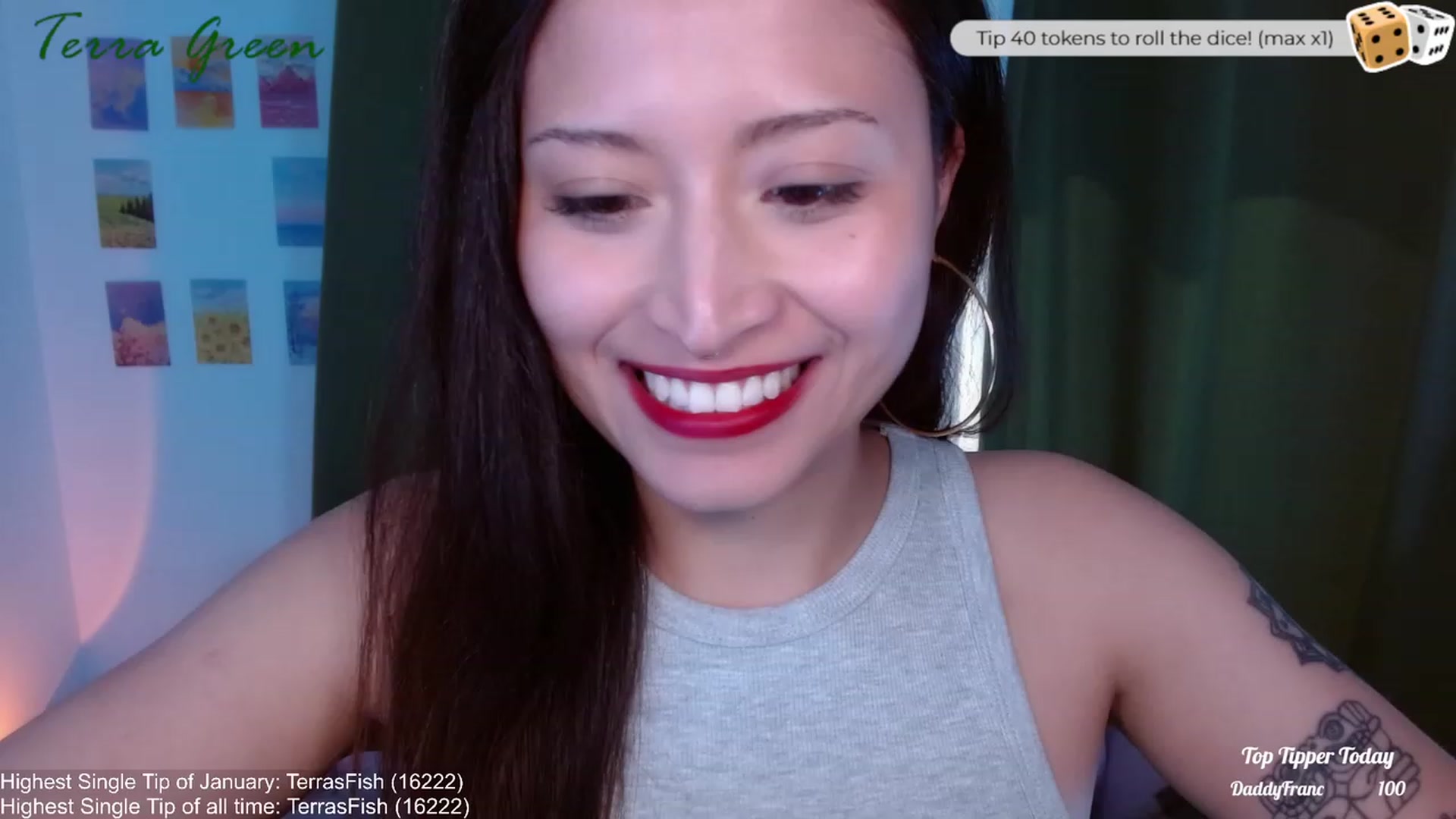 Gallery image thumbnail from TerraGreen's myfreecams stream on, 01/24/2024, 19:41 image 2 of 20