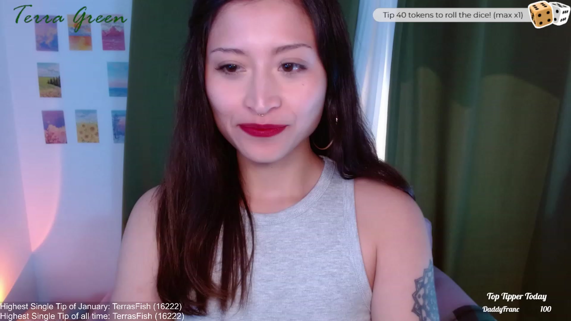 Gallery image thumbnail from TerraGreen's myfreecams stream on, 01/24/2024, 19:41 image 7 of 20