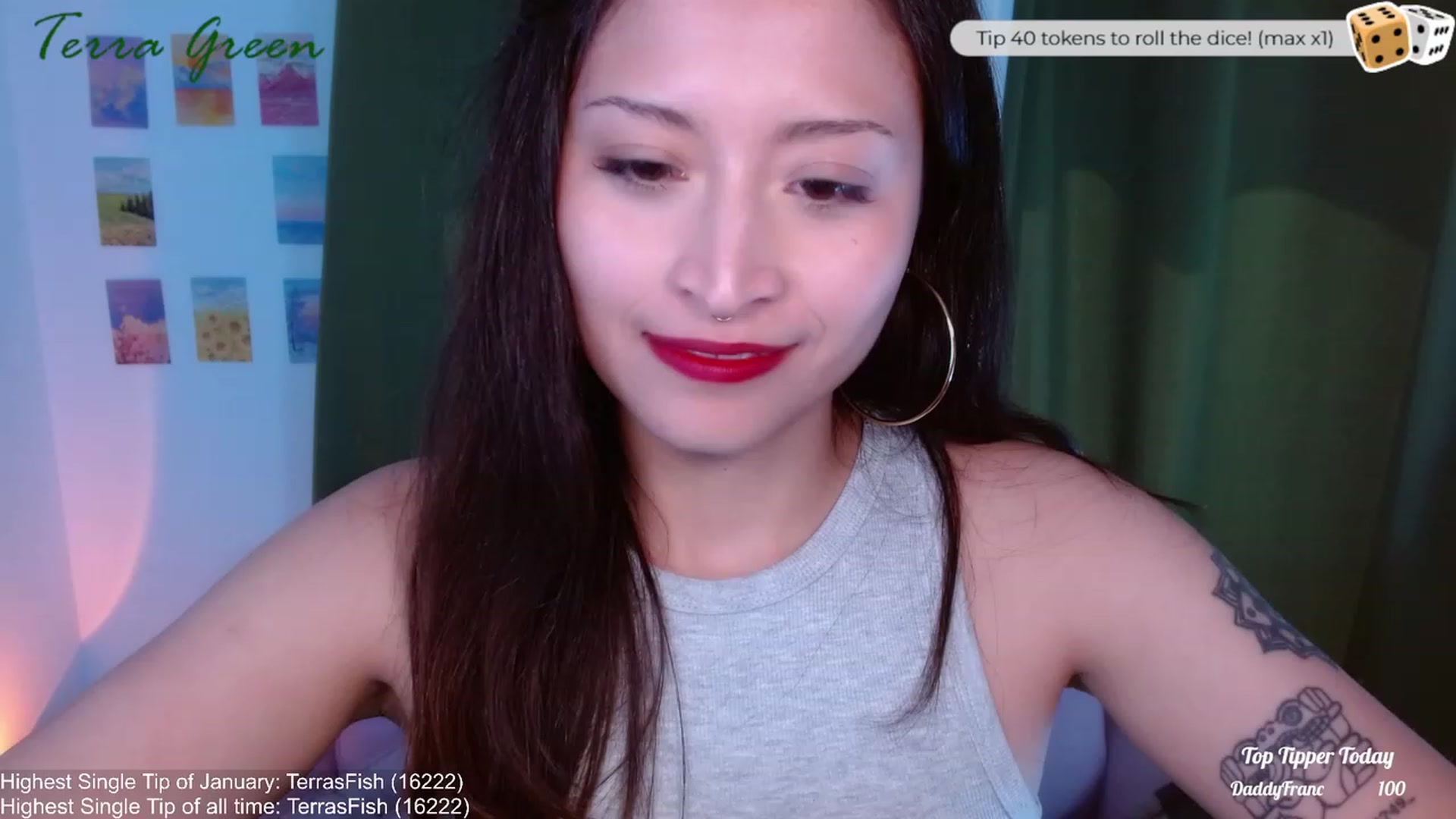 Gallery image thumbnail from TerraGreen's myfreecams stream on, 01/24/2024, 19:41 image 6 of 20