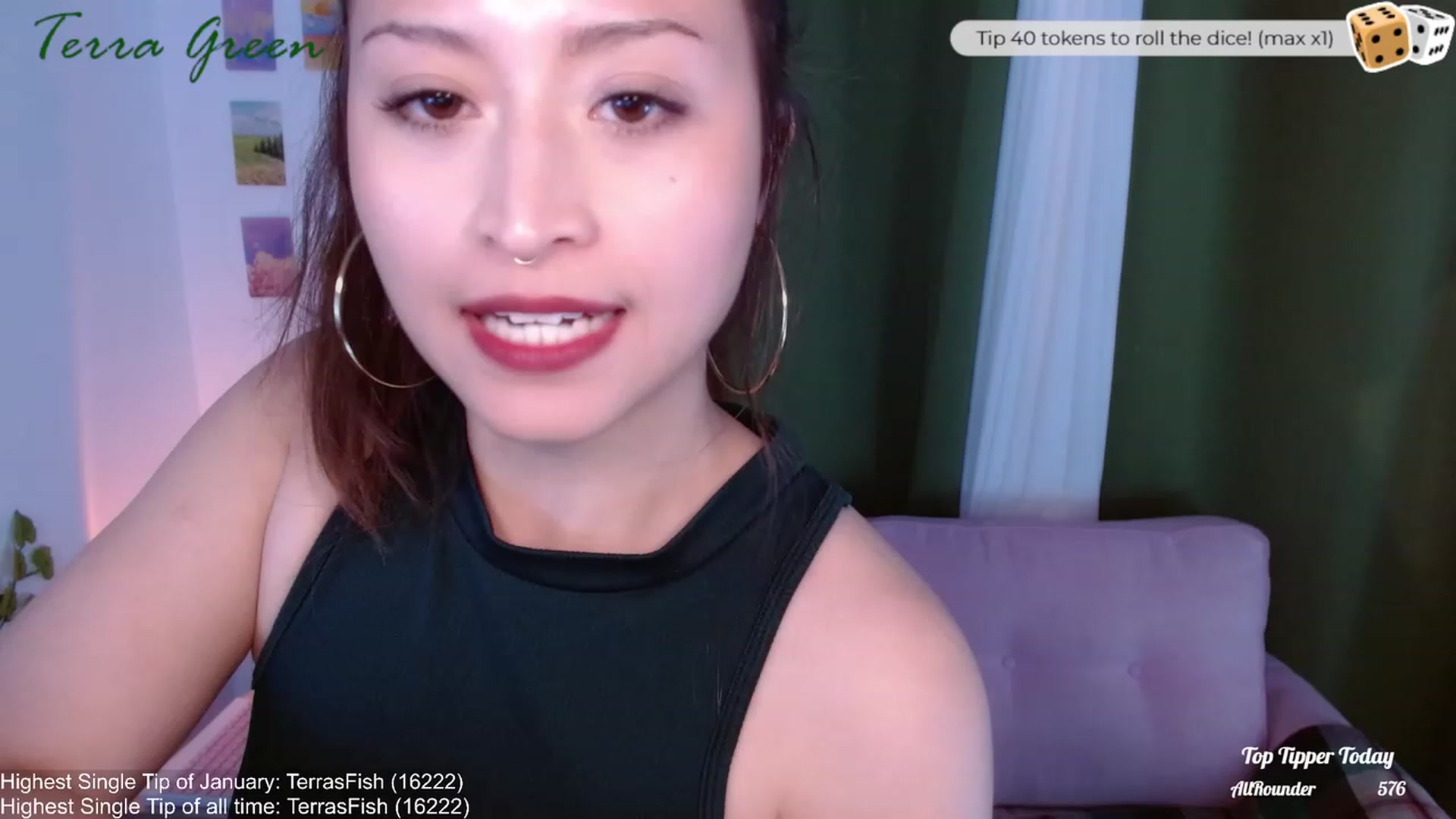 Gallery image thumbnail from TerraGreen's myfreecams stream on, 01/26/2024, 17:32 image 1 of 20