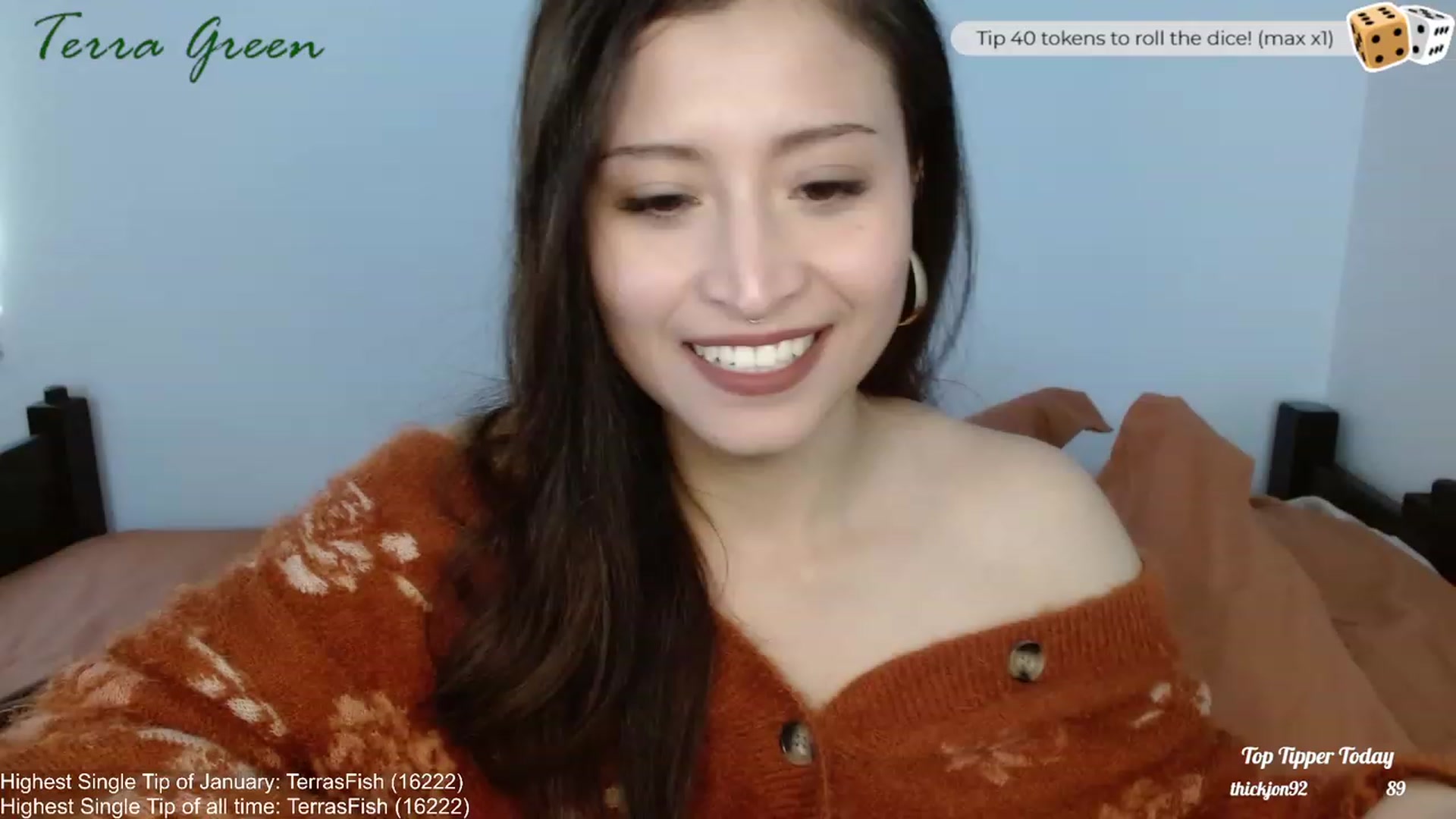 Gallery image thumbnail from TerraGreen's myfreecams stream on, 01/27/2024, 17:59 image 19 of 20