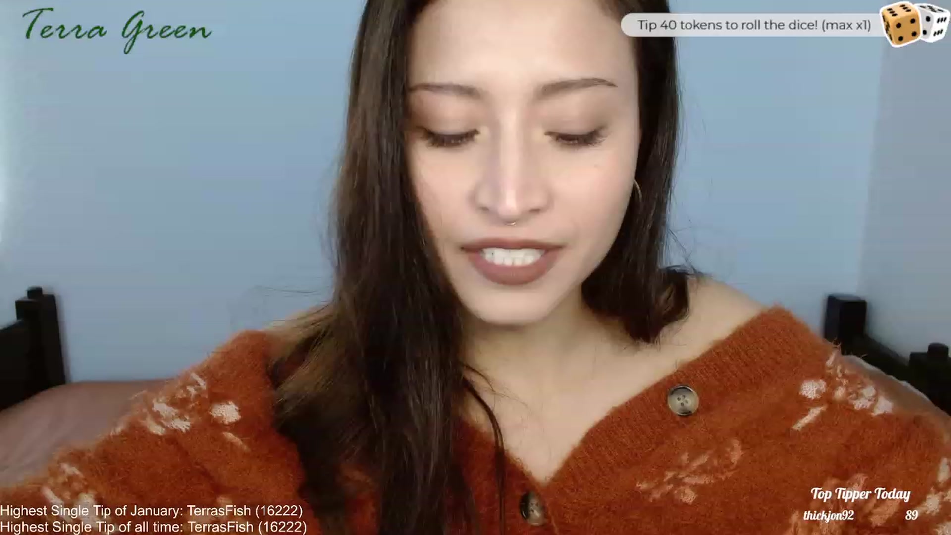 Gallery image thumbnail from TerraGreen's myfreecams stream on, 01/27/2024, 17:59 image 6 of 20