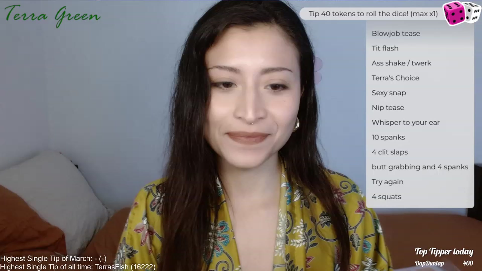 Gallery image thumbnail from TerraGreen's myfreecams stream on, 03/01/2024, 18:49 image 6 of 20