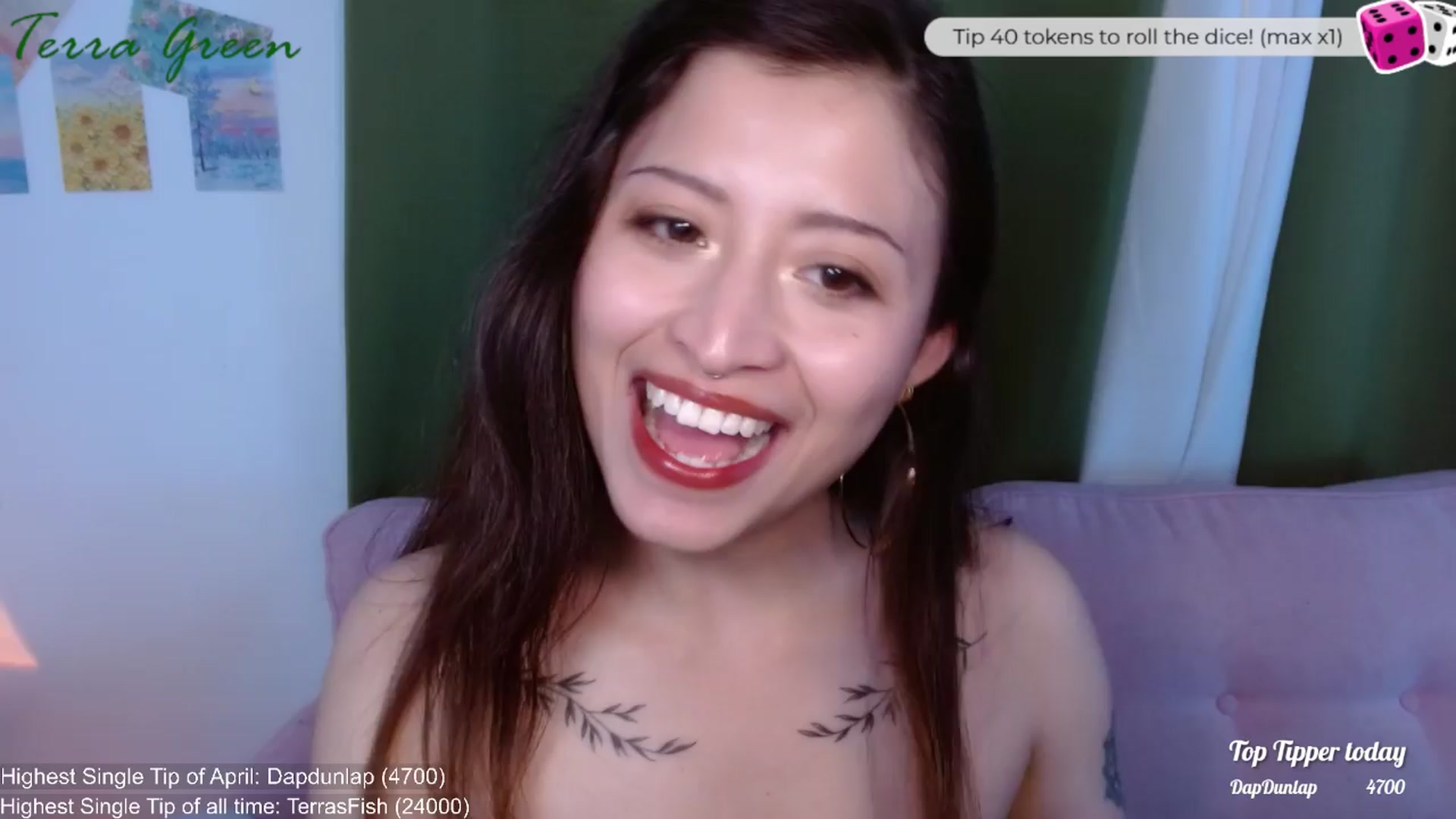 Gallery image thumbnail from TerraGreen's myfreecams stream on, 04/03/2024, 24:04 image 20 of 20