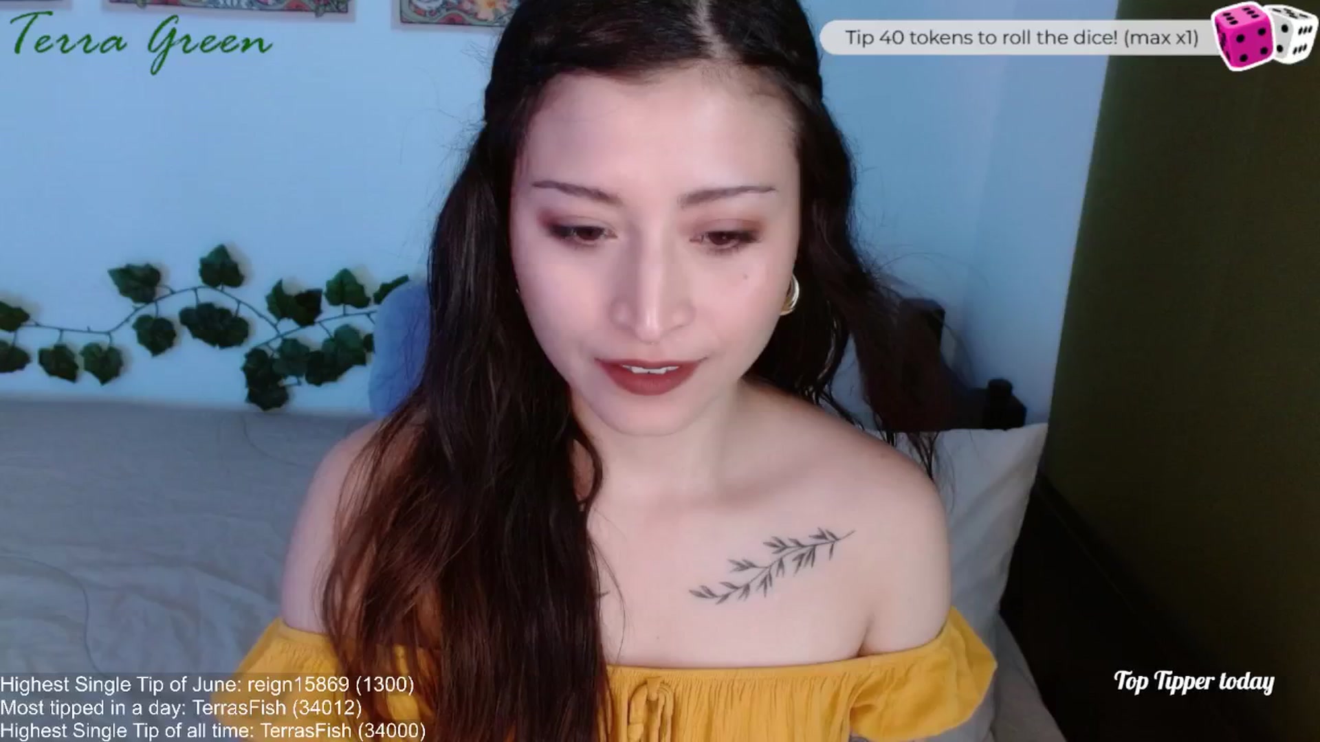 Gallery image thumbnail from TerraGreen's myfreecams stream on, 06/10/2024, 21:26 image 14 of 20