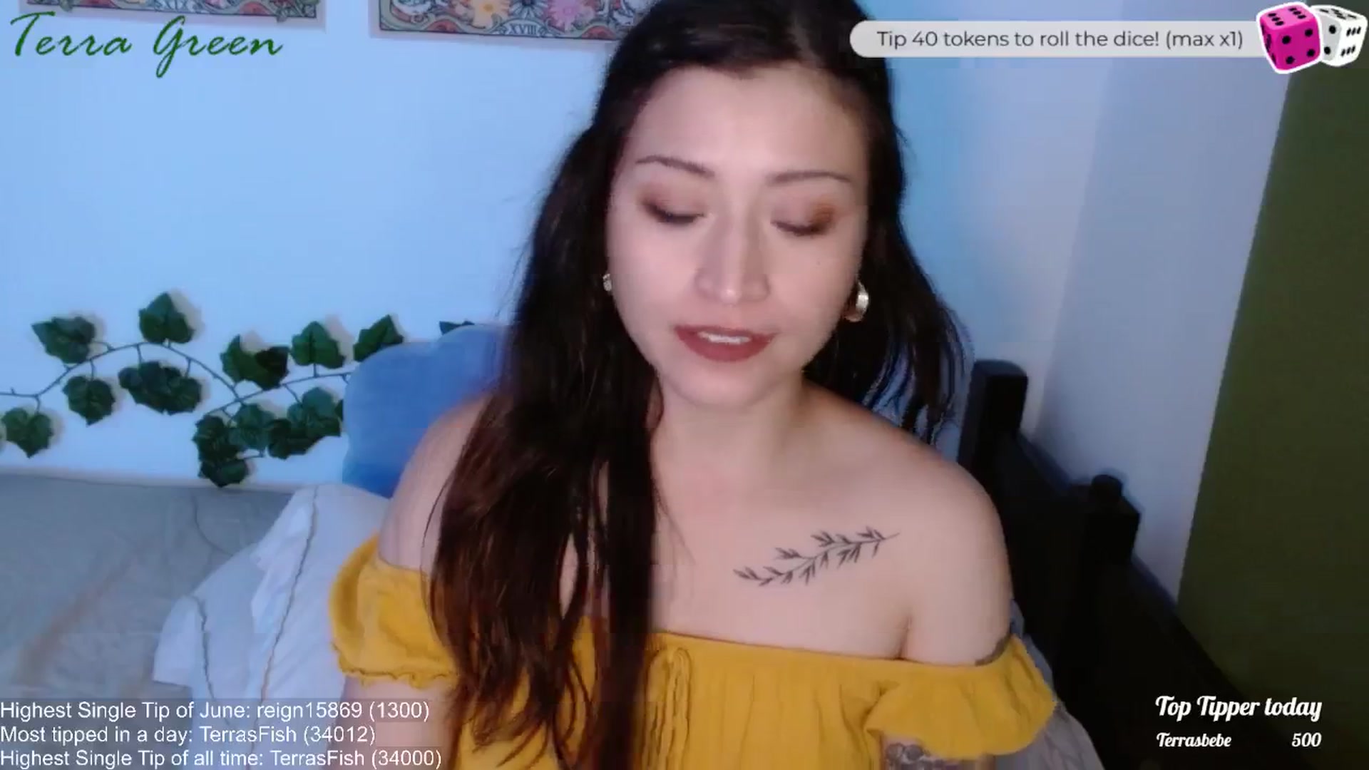 Gallery image thumbnail from TerraGreen's myfreecams stream on, 06/11/2024, 24:14 image 7 of 20