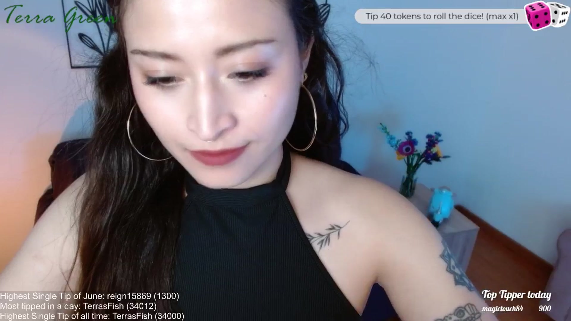 Gallery image thumbnail from TerraGreen's myfreecams stream on, 06/14/2024, 22:15 image 6 of 20