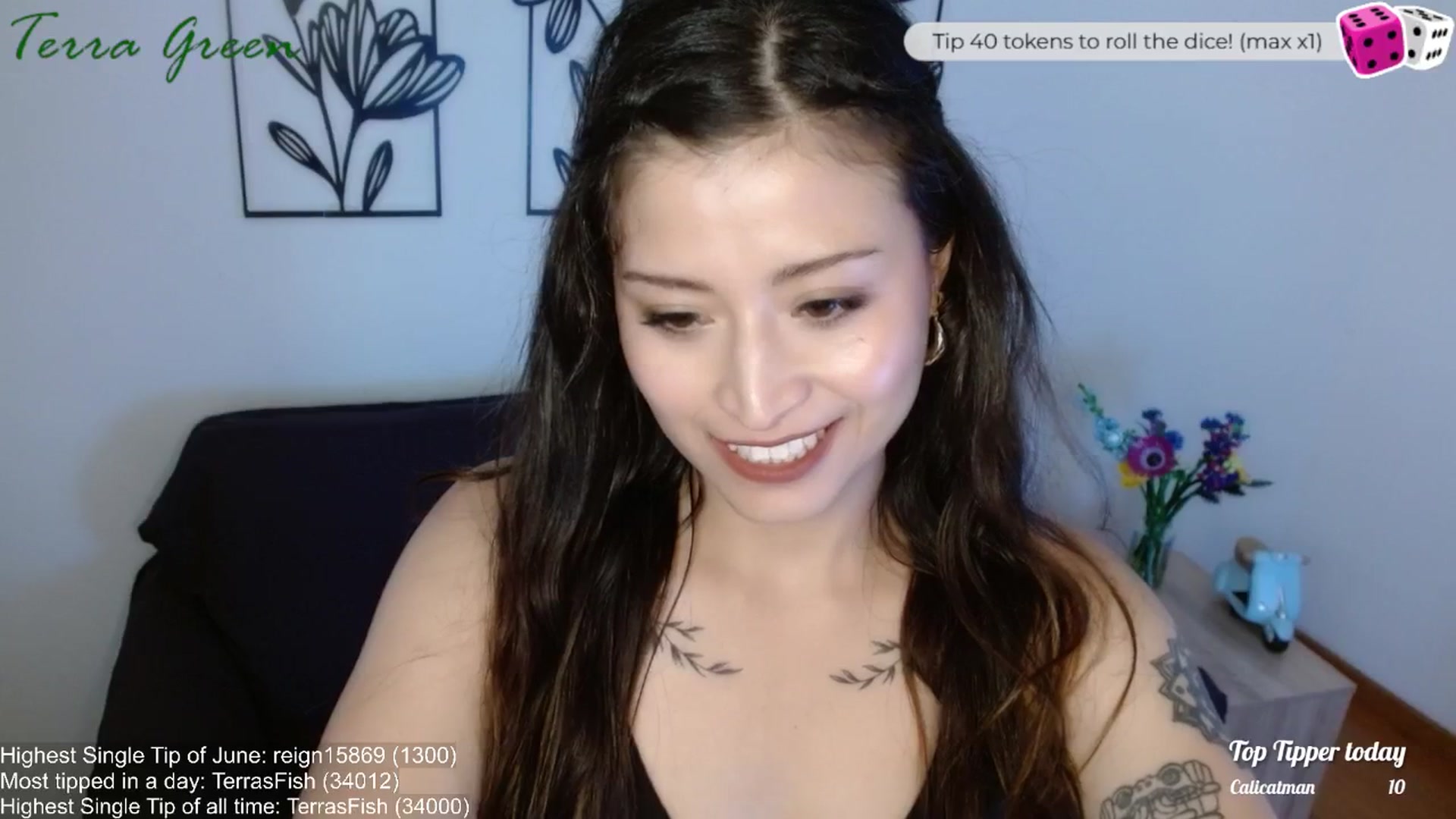 Gallery image thumbnail from TerraGreen's myfreecams stream on, 06/15/2024, 22:35 image 2 of 20