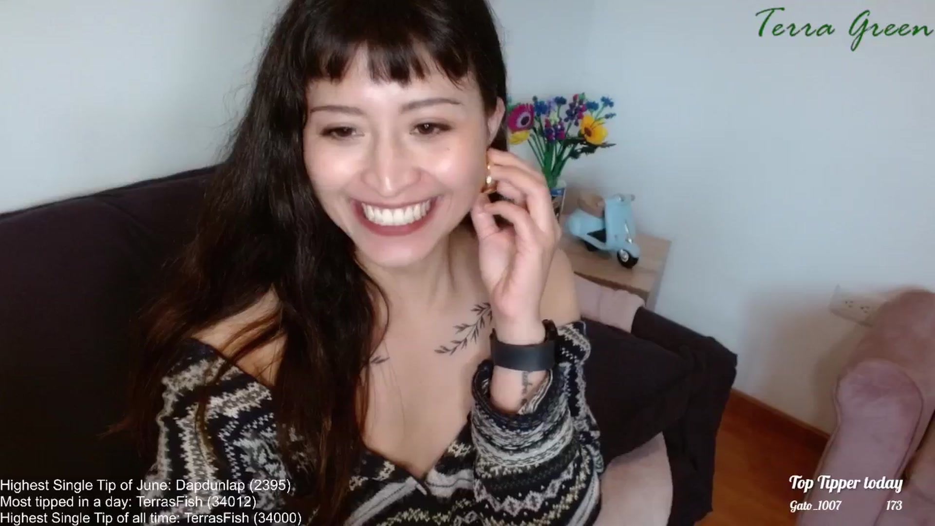 Gallery image thumbnail from TerraGreen's myfreecams stream on, 07/02/2024, 24:23 image 19 of 20
