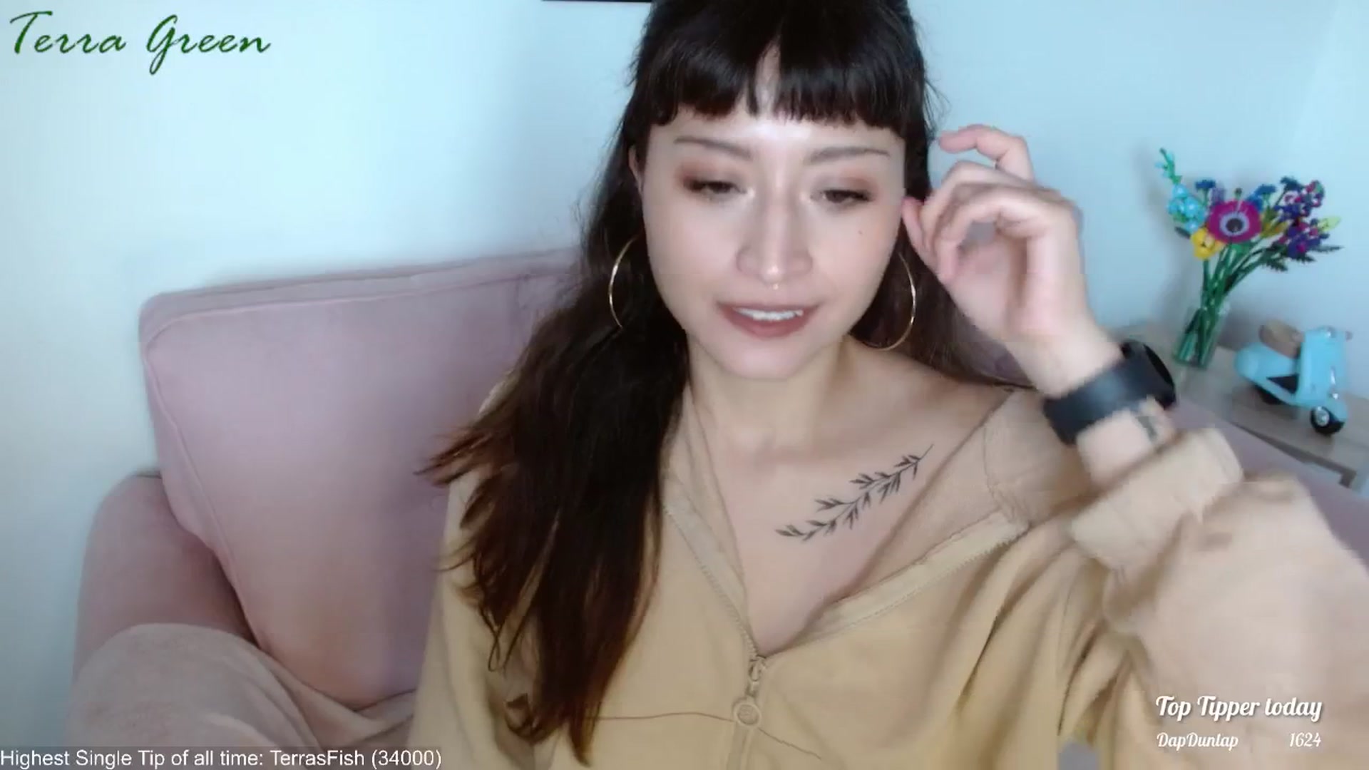 Gallery image thumbnail from TerraGreen's myfreecams stream on, 07/12/2024, 23:48 image 9 of 20