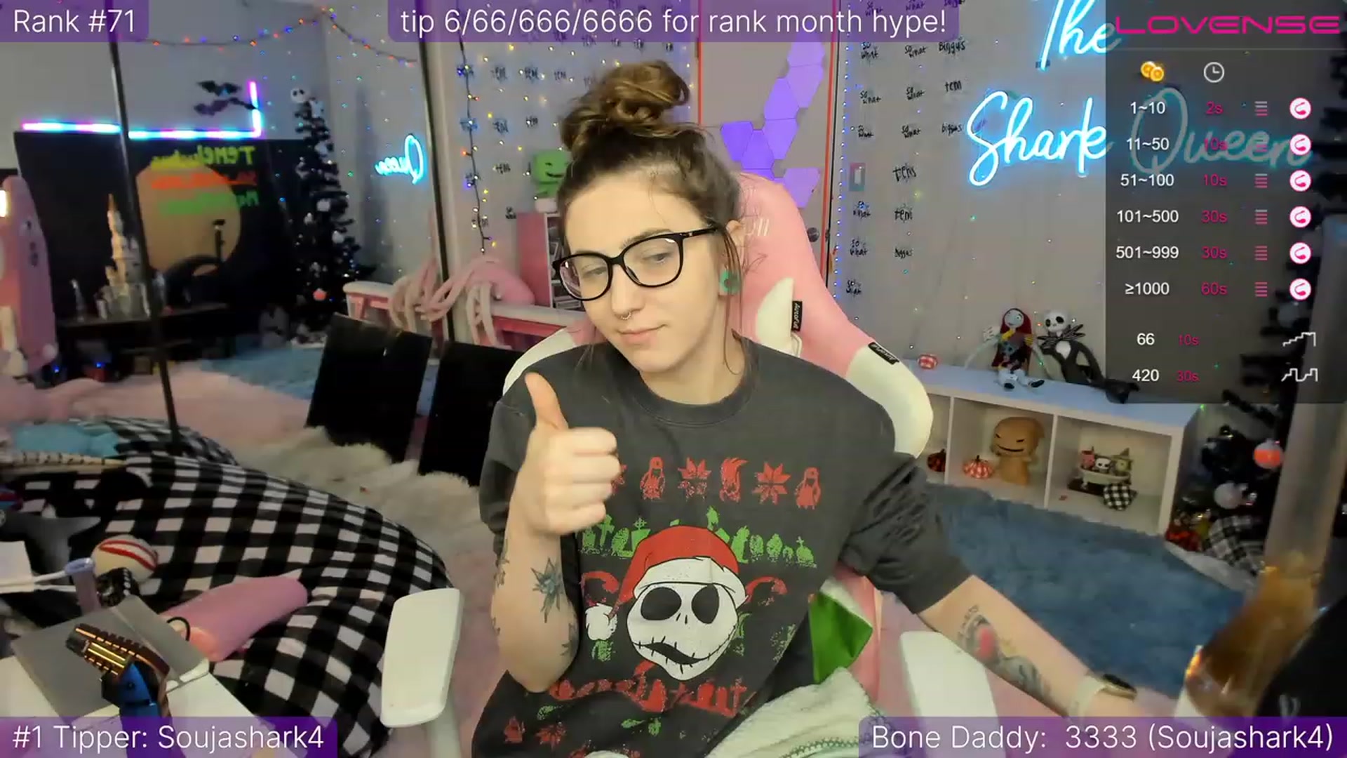Gallery image thumbnail from TheSharkQueen's myfreecams stream on, 12/09/2022, 02:37 image 7 of 20