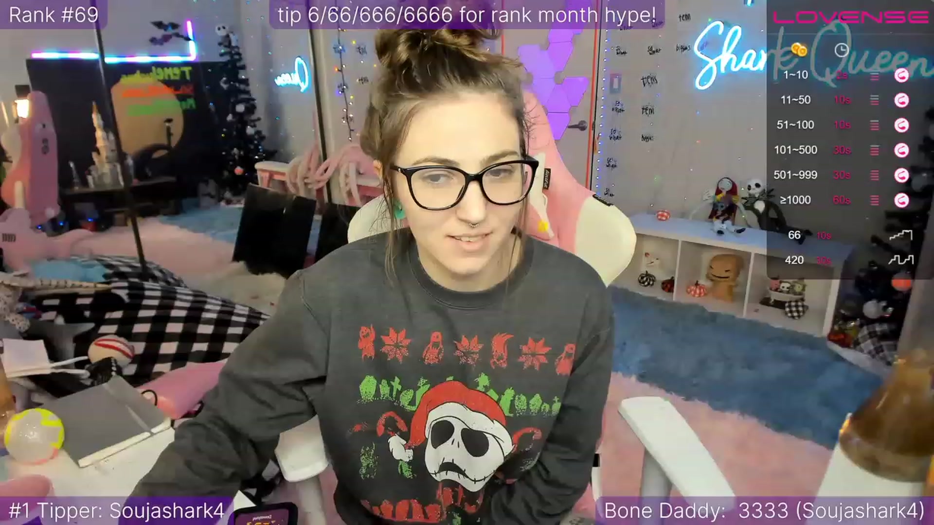 Gallery image thumbnail from TheSharkQueen's myfreecams stream on, 12/09/2022, 02:37 image 19 of 20