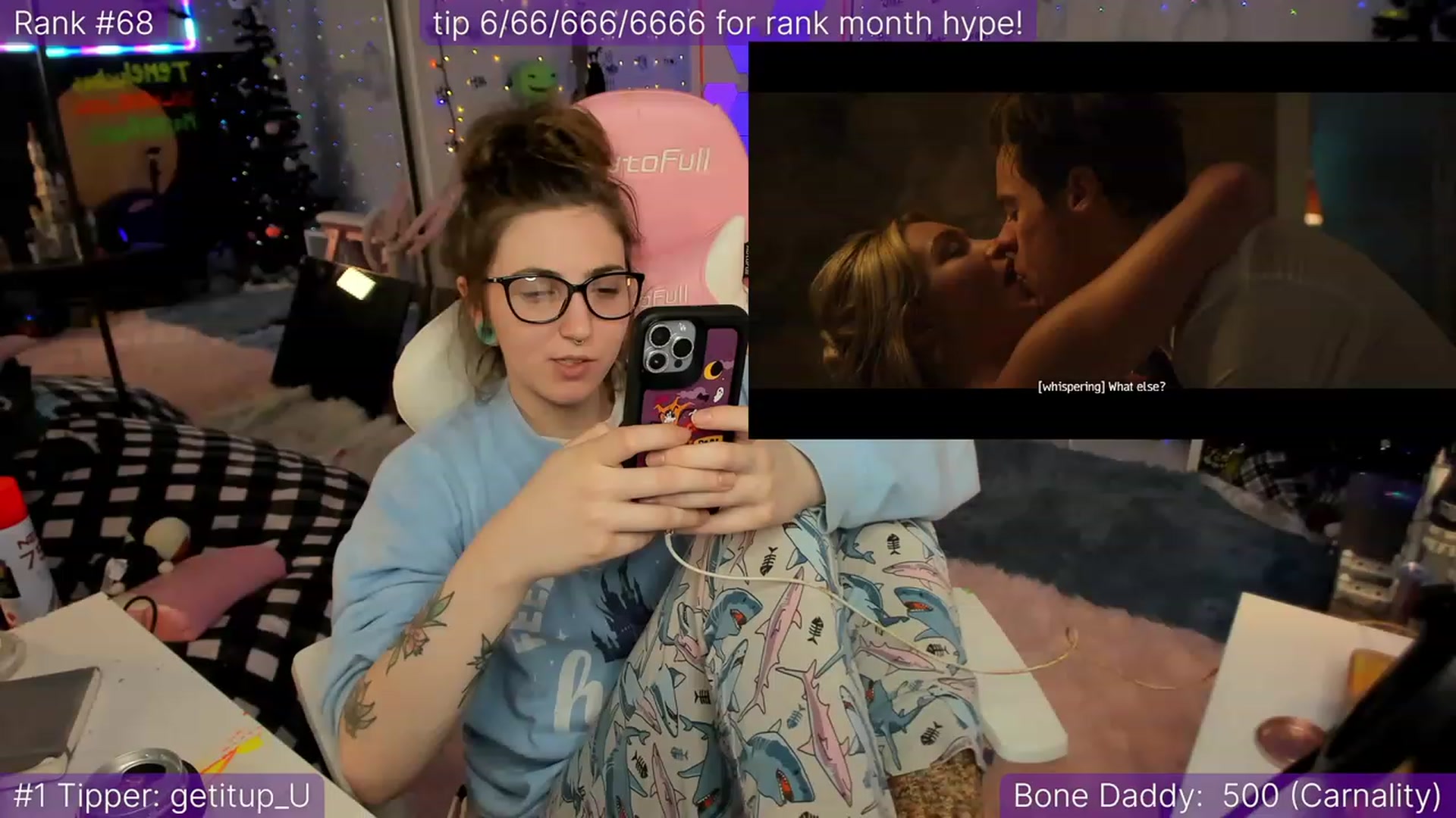 Gallery image thumbnail from TheSharkQueen's myfreecams stream on, 12/09/2022, 15:15 image 1 of 20