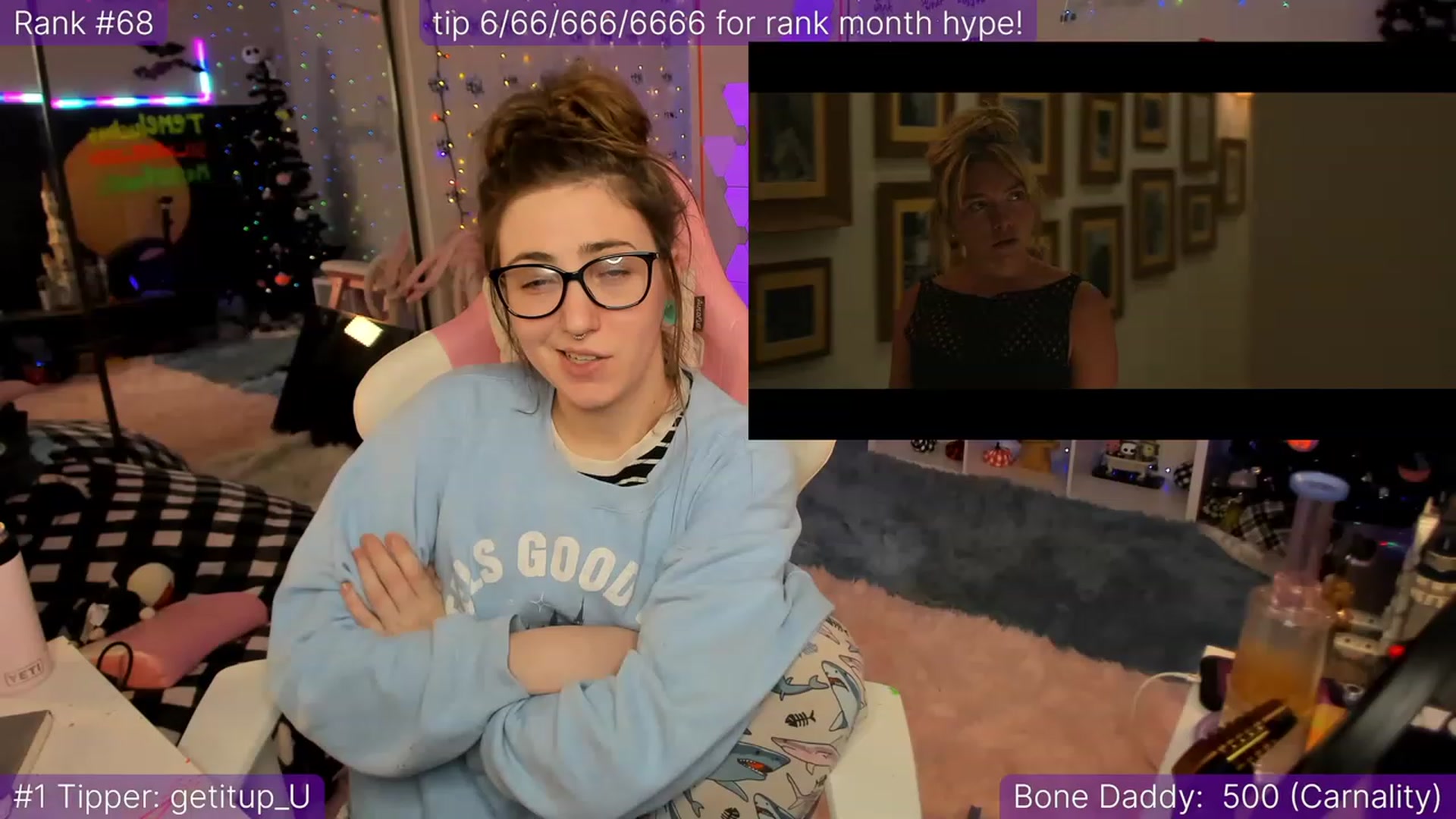Gallery image thumbnail from TheSharkQueen's myfreecams stream on, 12/09/2022, 15:15 image 7 of 20
