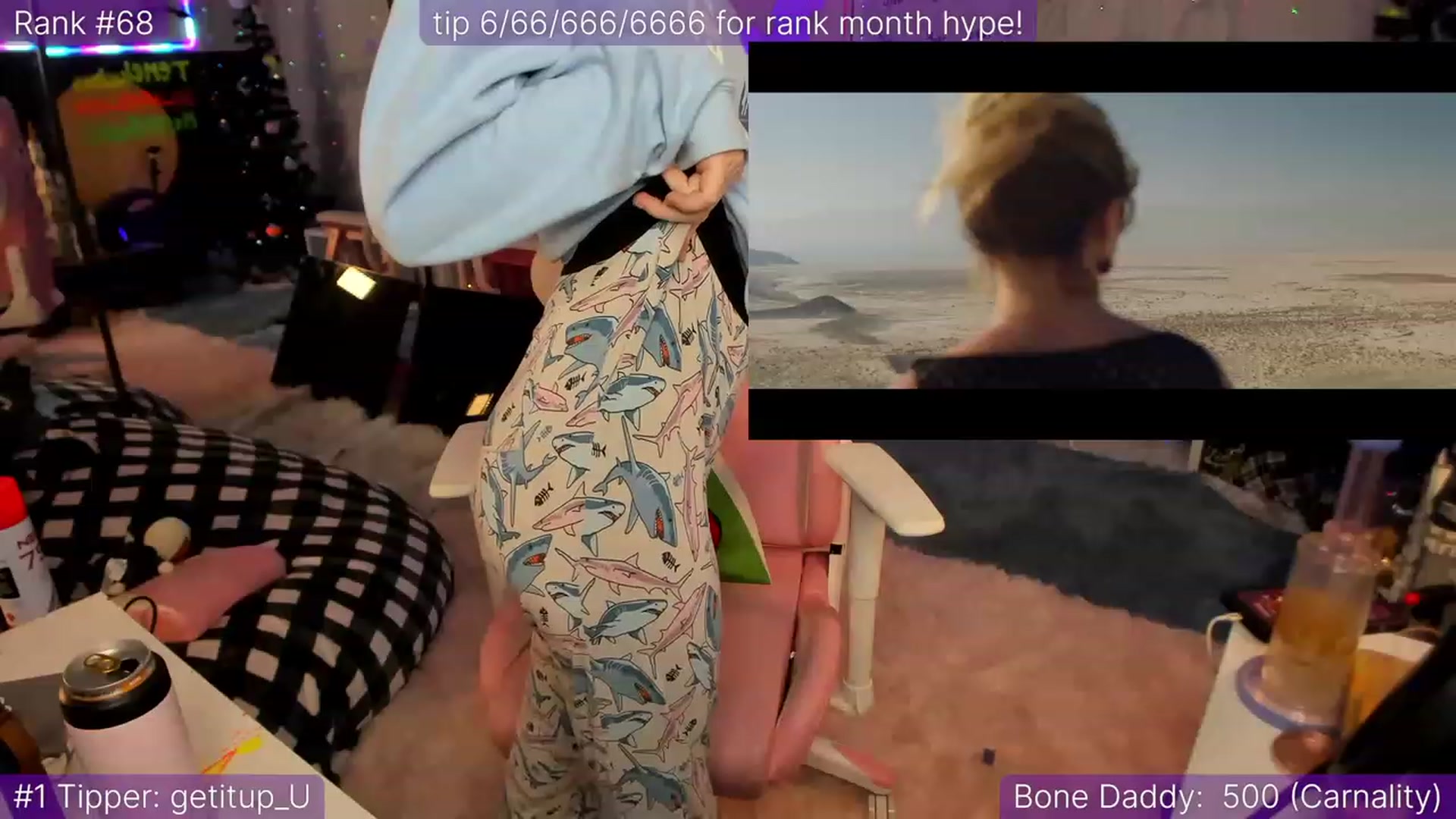 Gallery image thumbnail from TheSharkQueen's myfreecams stream on, 12/09/2022, 15:15 image 6 of 20