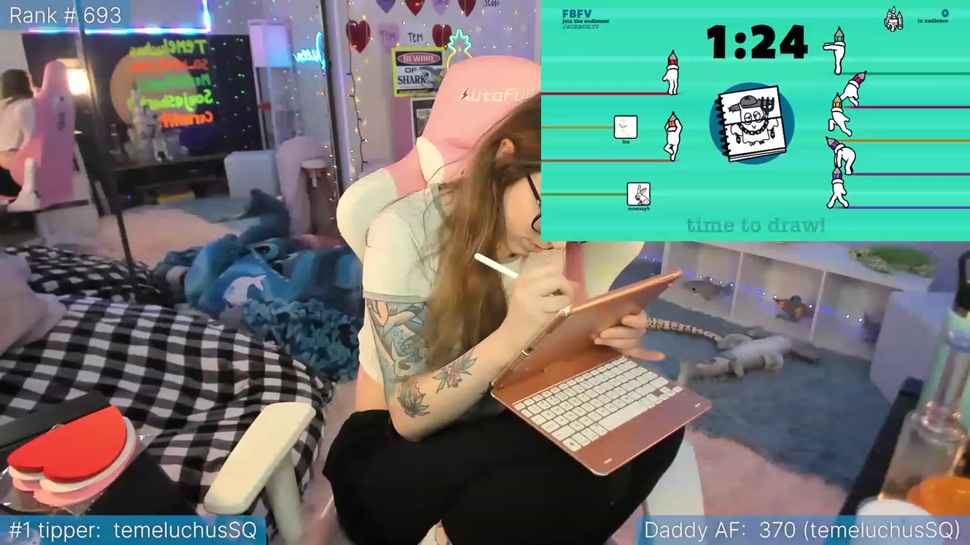 Gallery image thumbnail from TheSharkQueen's myfreecams stream on, 02/14/2023, 04:02 image 9 of 20