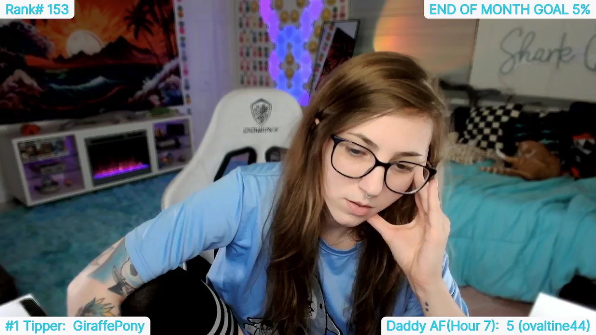 Gallery image thumbnail from TheSharkQueen's myfreecams stream on, 05/01/2024, 03:20 image 6 of 20