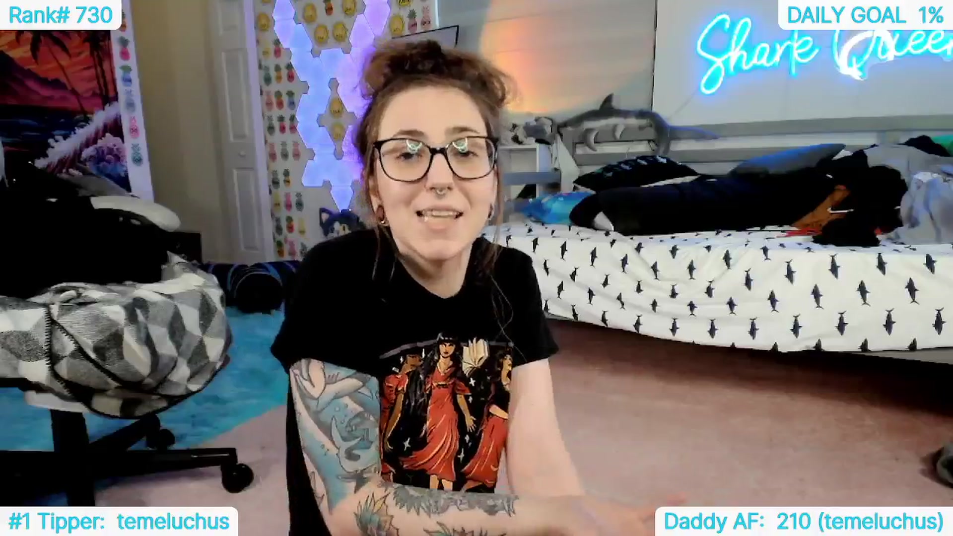 Gallery image thumbnail from TheSharkQueen's myfreecams stream on, 05/02/2024, 23:12 image 18 of 20