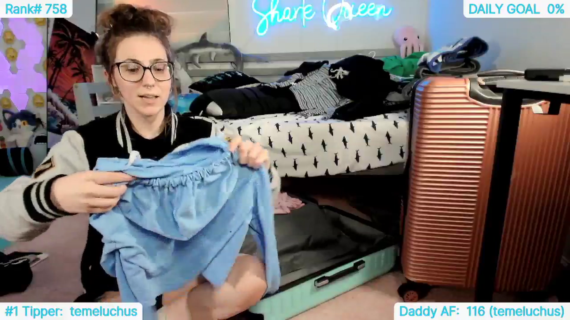 Gallery image thumbnail from TheSharkQueen's myfreecams stream on, 05/02/2024, 23:12 image 11 of 20