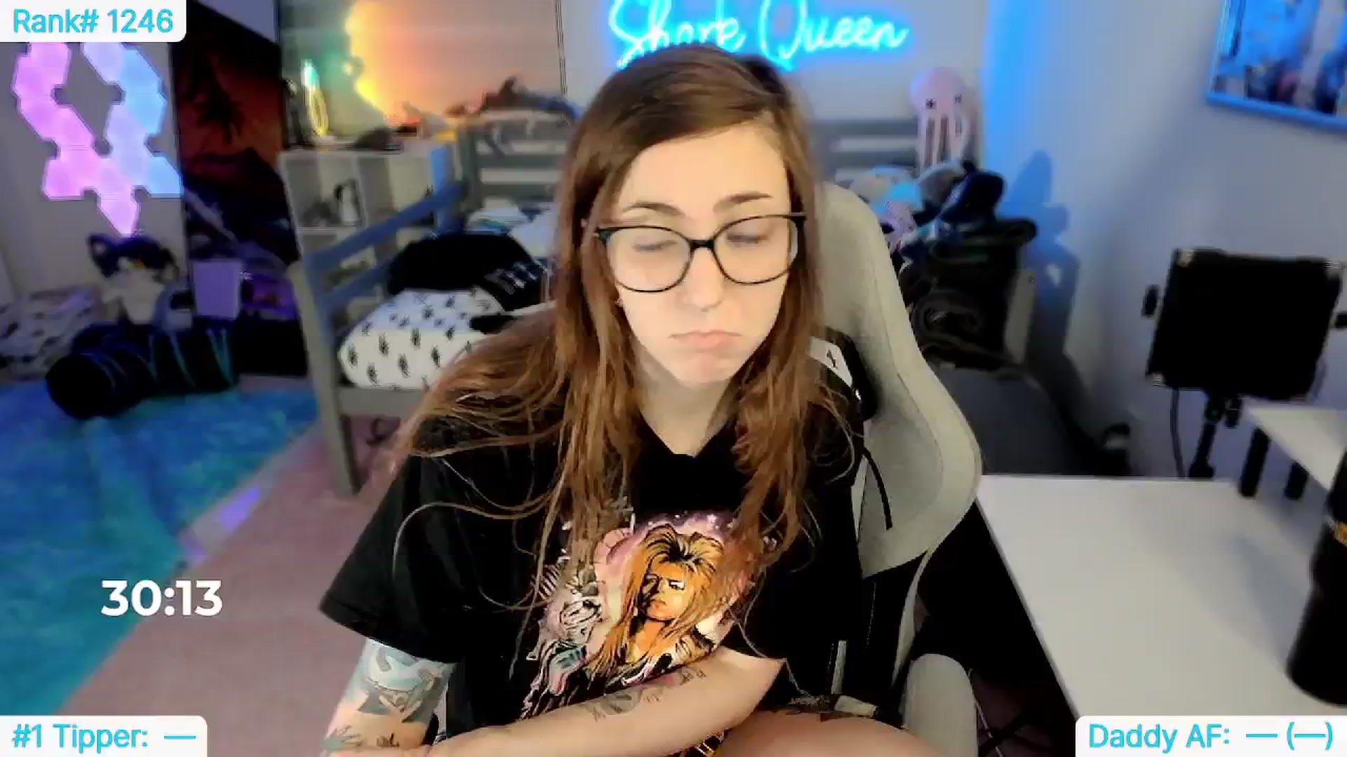 Gallery image thumbnail from TheSharkQueen's myfreecams stream on, 05/04/2024, 19:31 image 8 of 20