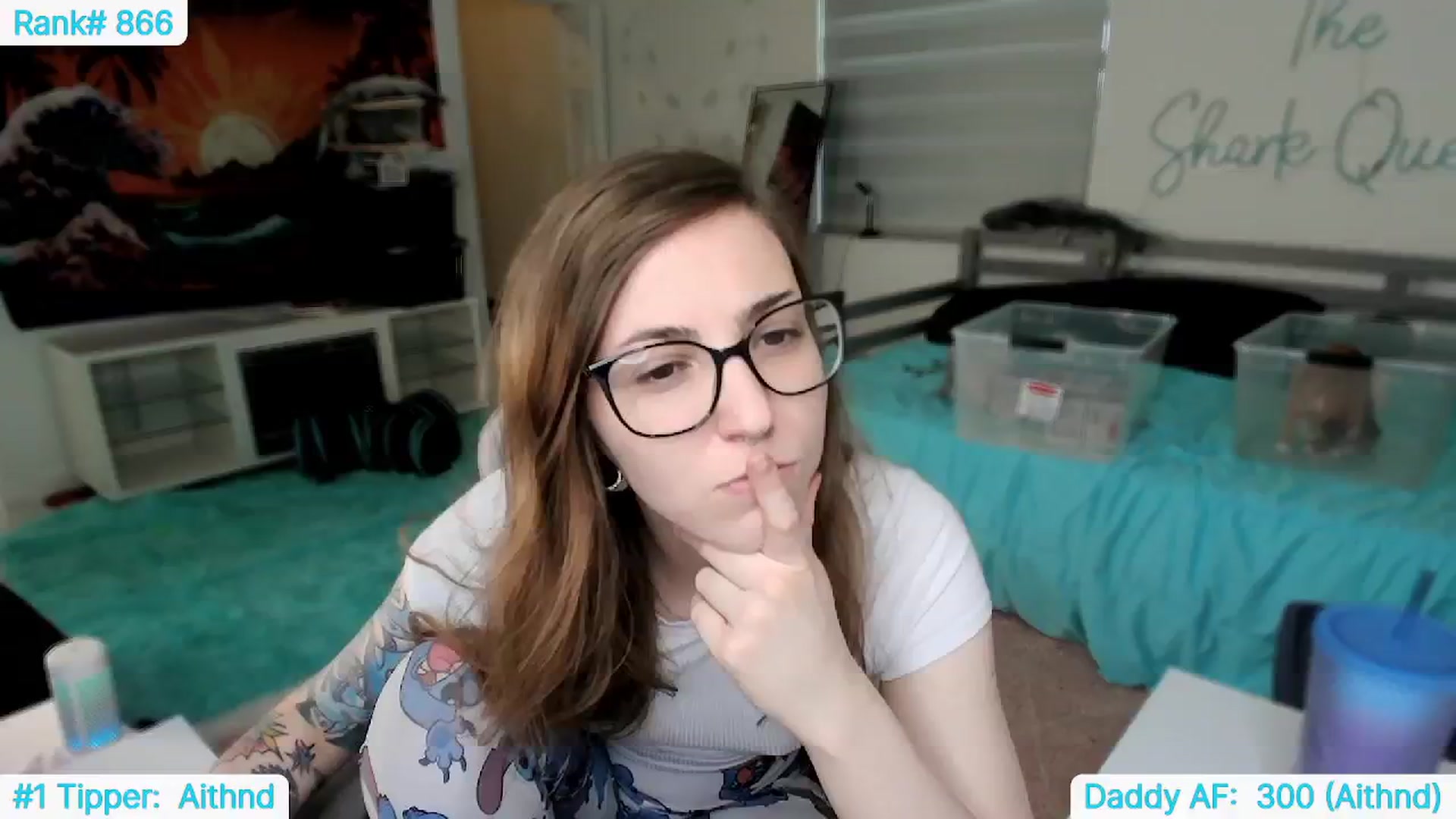 Gallery image thumbnail from TheSharkQueen's myfreecams stream on, 05/09/2024, 23:08 image 17 of 20