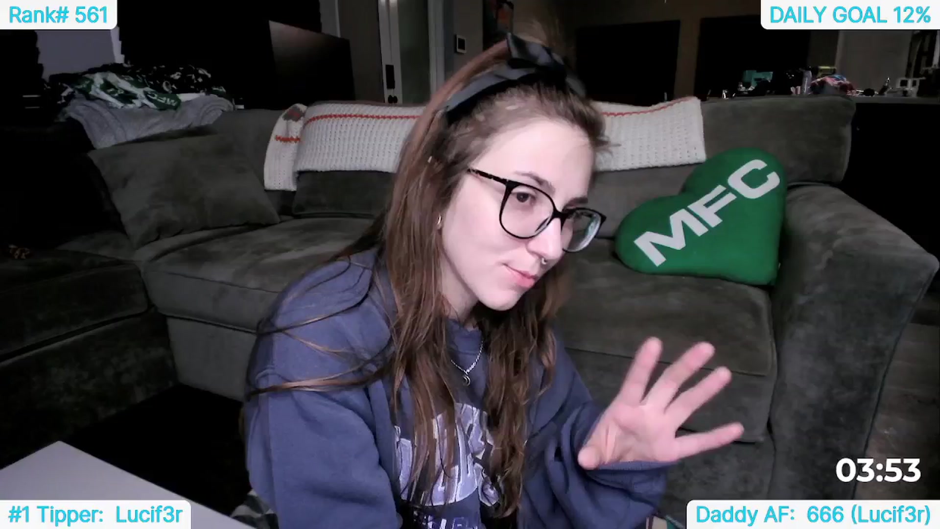 Gallery image thumbnail from TheSharkQueen's myfreecams stream on, 06/12/2024, 04:15 image 6 of 20