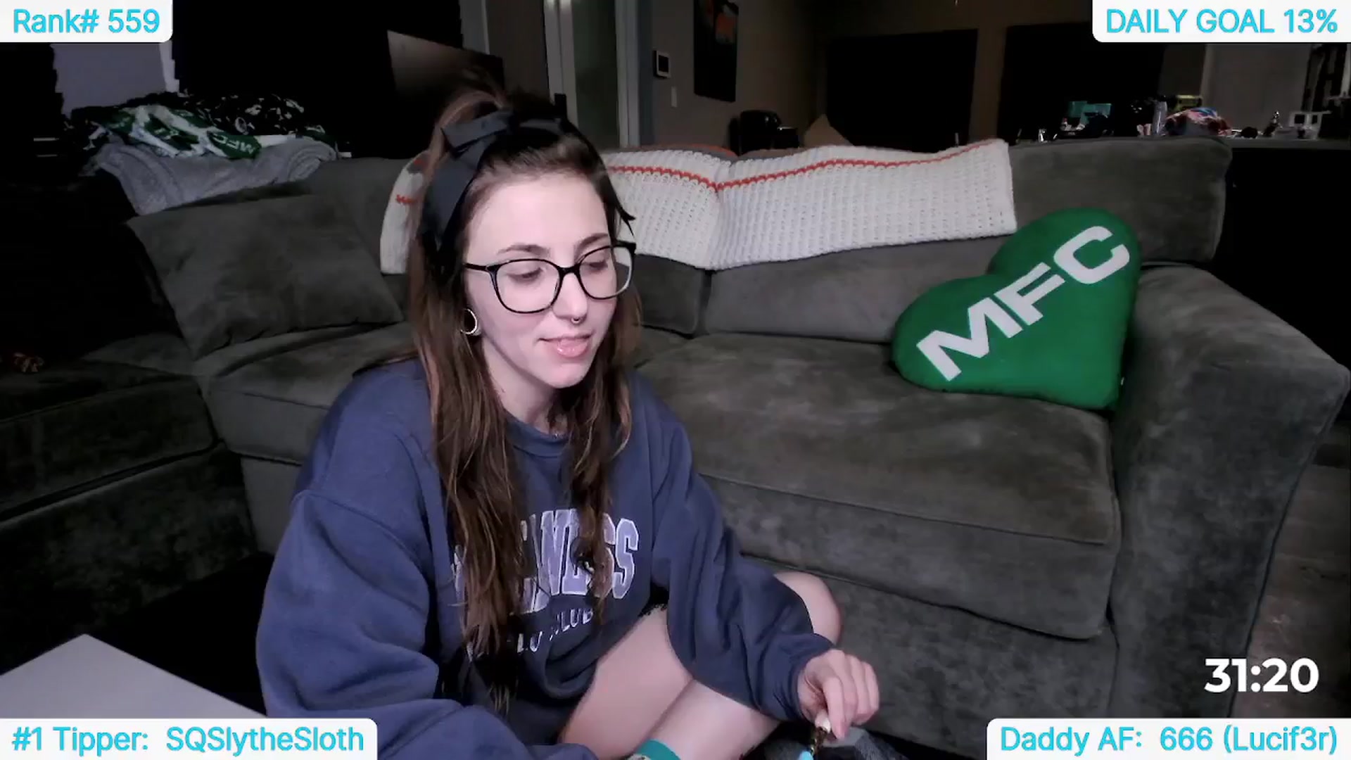 Gallery image thumbnail from TheSharkQueen's myfreecams stream on, 06/12/2024, 04:15 image 17 of 20