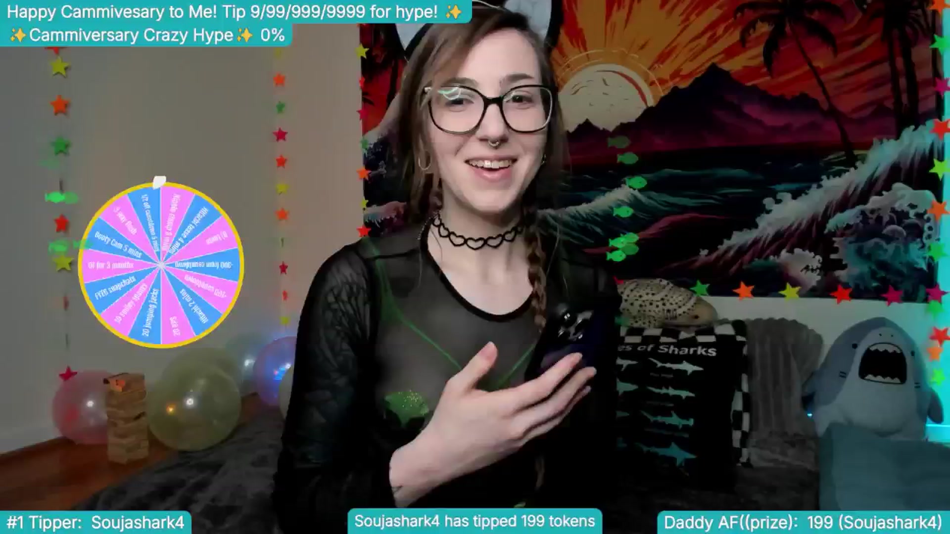 Gallery image thumbnail from TheSharkQueen's myfreecams stream on, 04/05/2025, 24:01 image 2 of 20