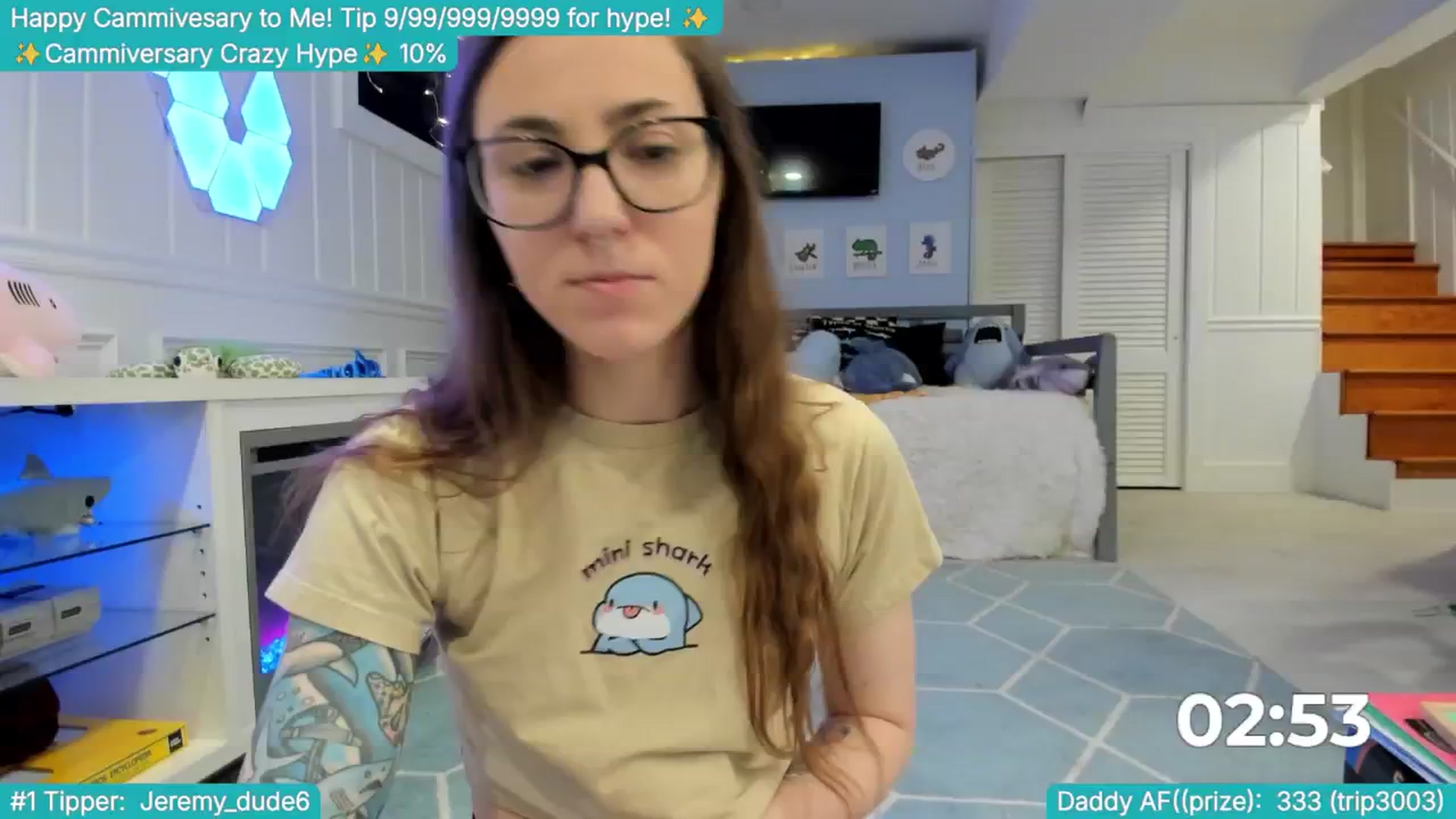 Gallery image thumbnail from TheSharkQueen's myfreecams stream on, 04/05/2025, 21:38 image 20 of 20