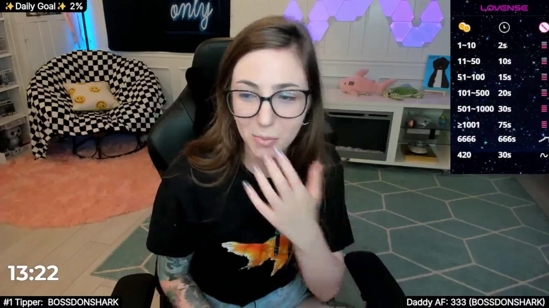 Gallery image thumbnail from TheSharkQueen's myfreecams stream on, 08/15/2025, 04:50 image 5 of 20