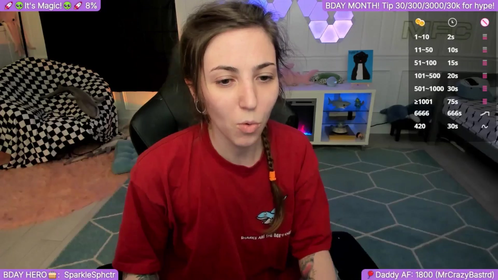 Gallery image thumbnail from TheSharkQueen's myfreecams stream on, 09/28/2025, 06:52 image 10 of 20
