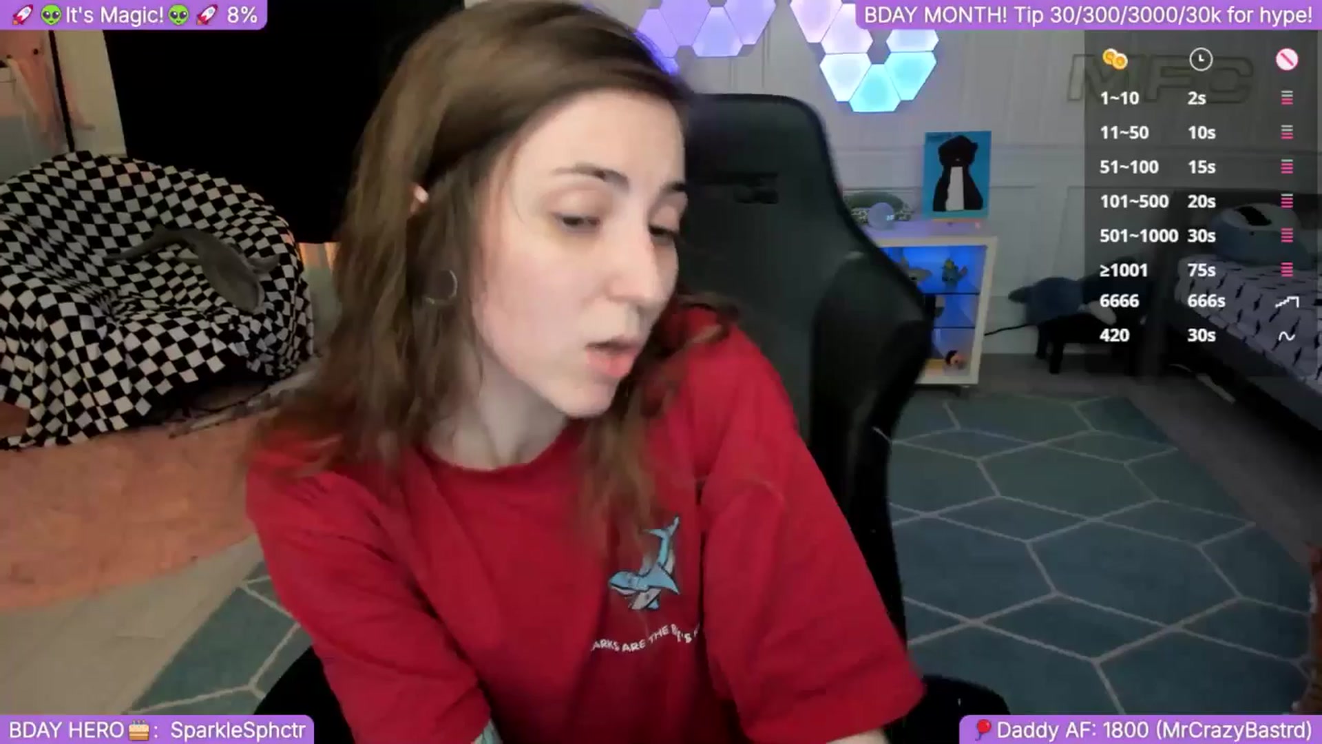 Gallery image thumbnail from TheSharkQueen's myfreecams stream on, 09/28/2025, 06:52 image 16 of 20