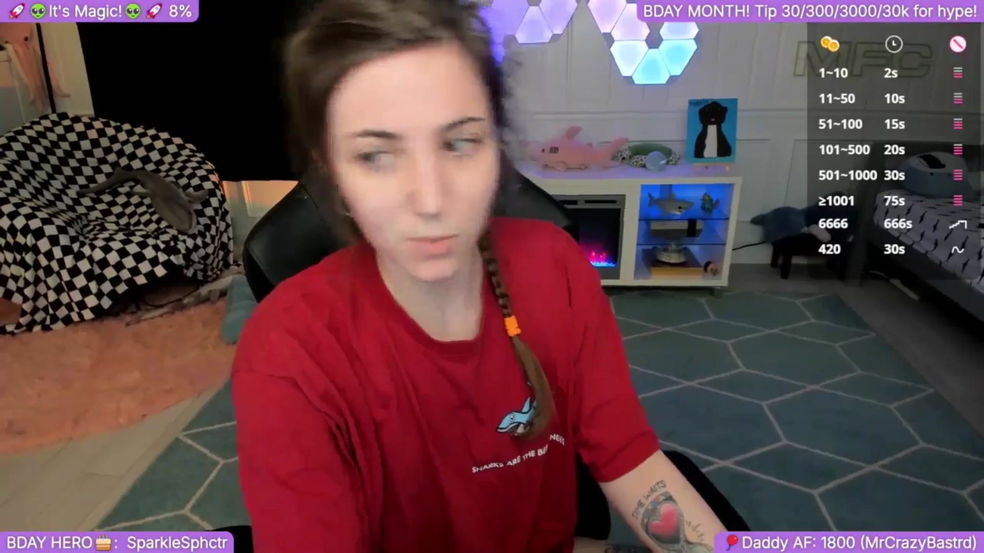 Gallery image thumbnail from TheSharkQueen's myfreecams stream on, 09/28/2025, 06:52 image 9 of 20