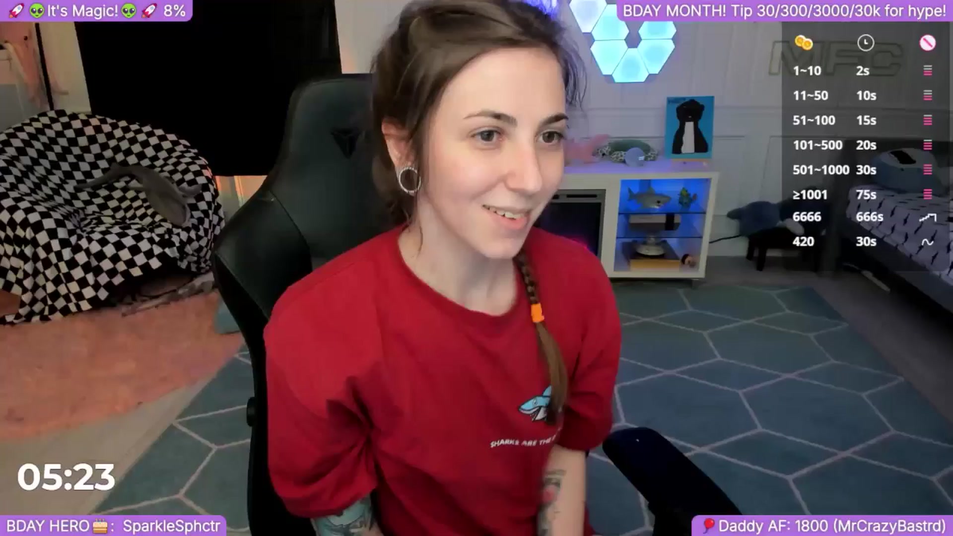 Gallery image thumbnail from TheSharkQueen's myfreecams stream on, 09/28/2025, 06:52 image 12 of 20