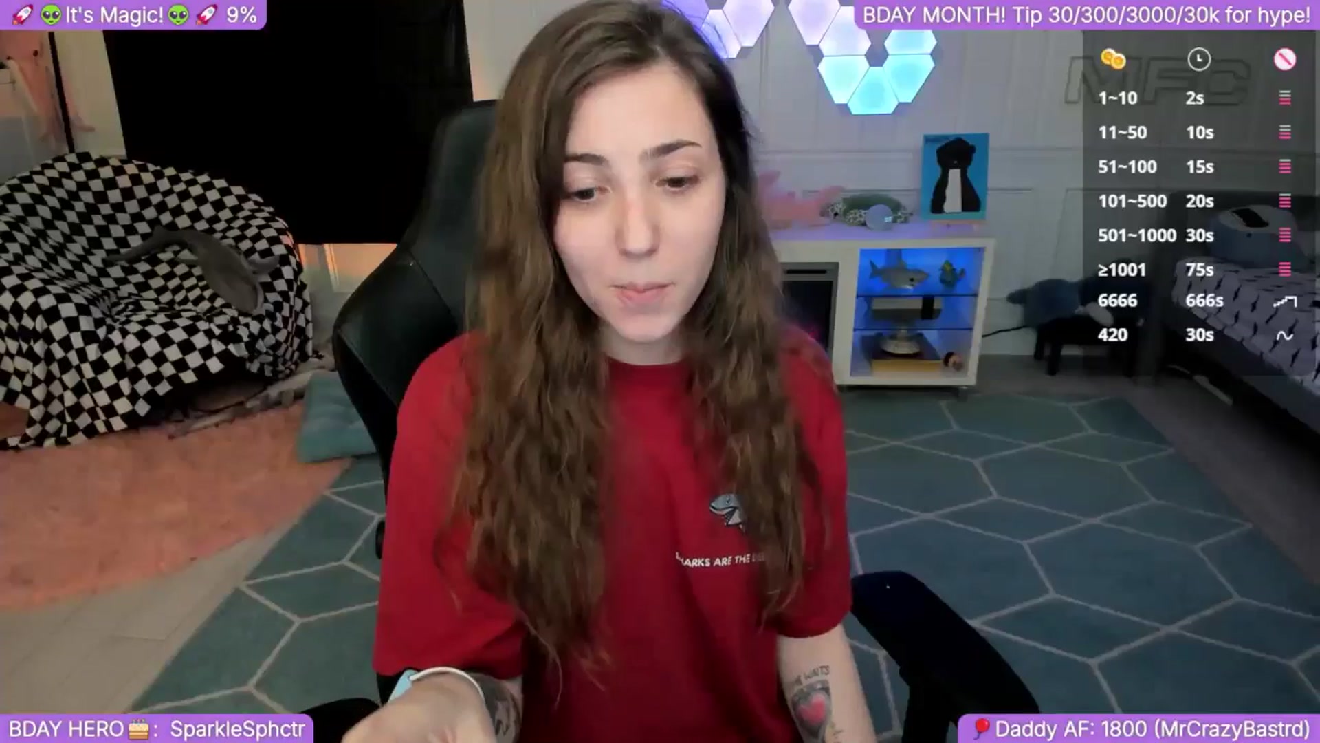 Gallery image thumbnail from TheSharkQueen's myfreecams stream on, 09/28/2025, 06:52 image 18 of 20