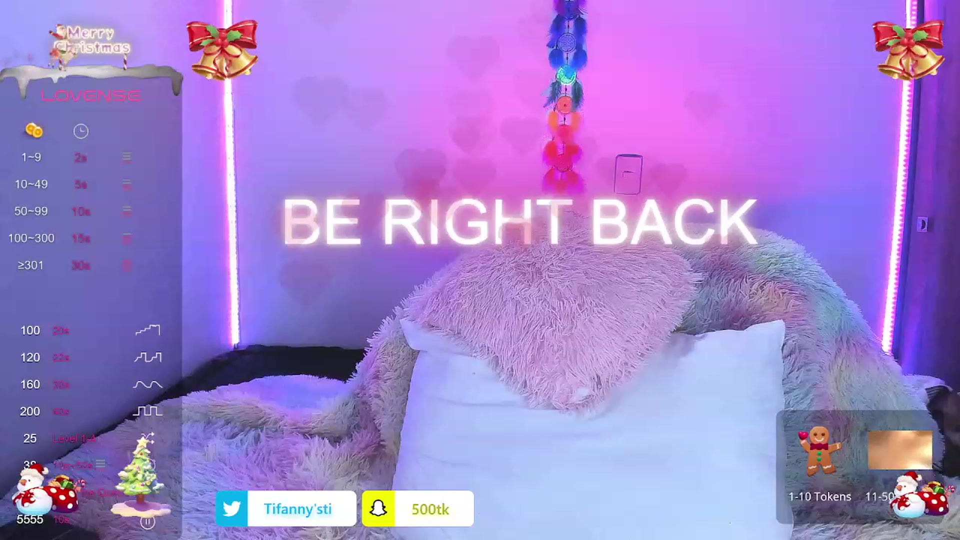 Gallery image thumbnail from Tifannys_ti's myfreecams stream on, 12/22/2023, 17:15 image 14 of 20
