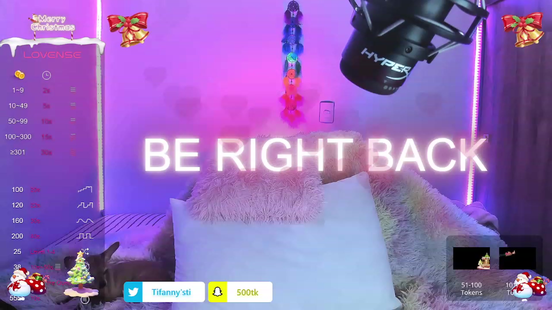 Gallery image thumbnail from Tifannys_ti's myfreecams stream on, 12/23/2023, 16:46 image 8 of 20