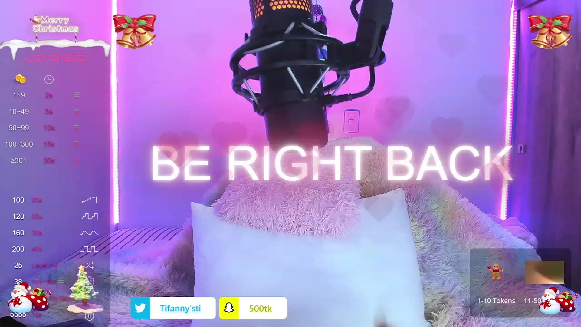 Gallery image thumbnail from Tifannys_ti's myfreecams stream on, 12/23/2023, 16:46 image 4 of 20