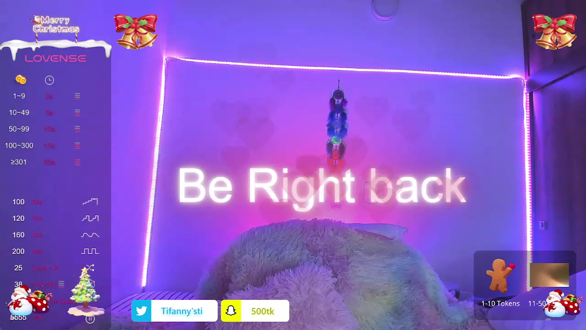 Gallery image thumbnail from Tifannys_ti's myfreecams stream on, 12/26/2023, 20:50 image 11 of 20