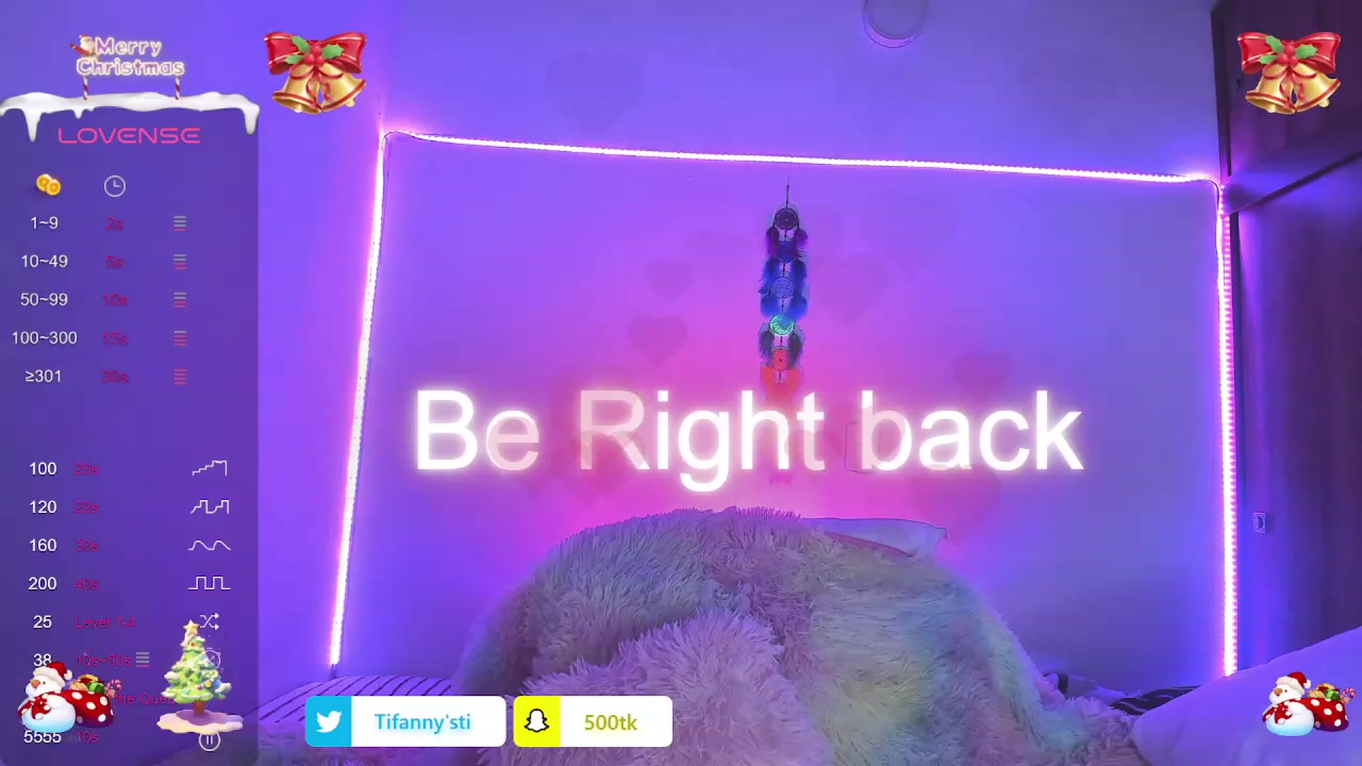 Gallery image thumbnail from Tifannys_ti's myfreecams stream on, 12/26/2023, 20:50 image 12 of 20